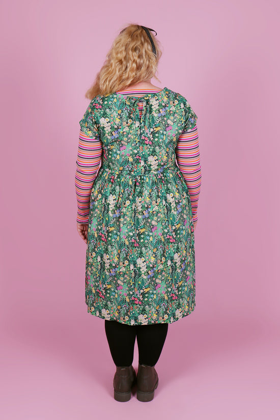Edie Dress Midi Crouching Bunny Hidden Tiger