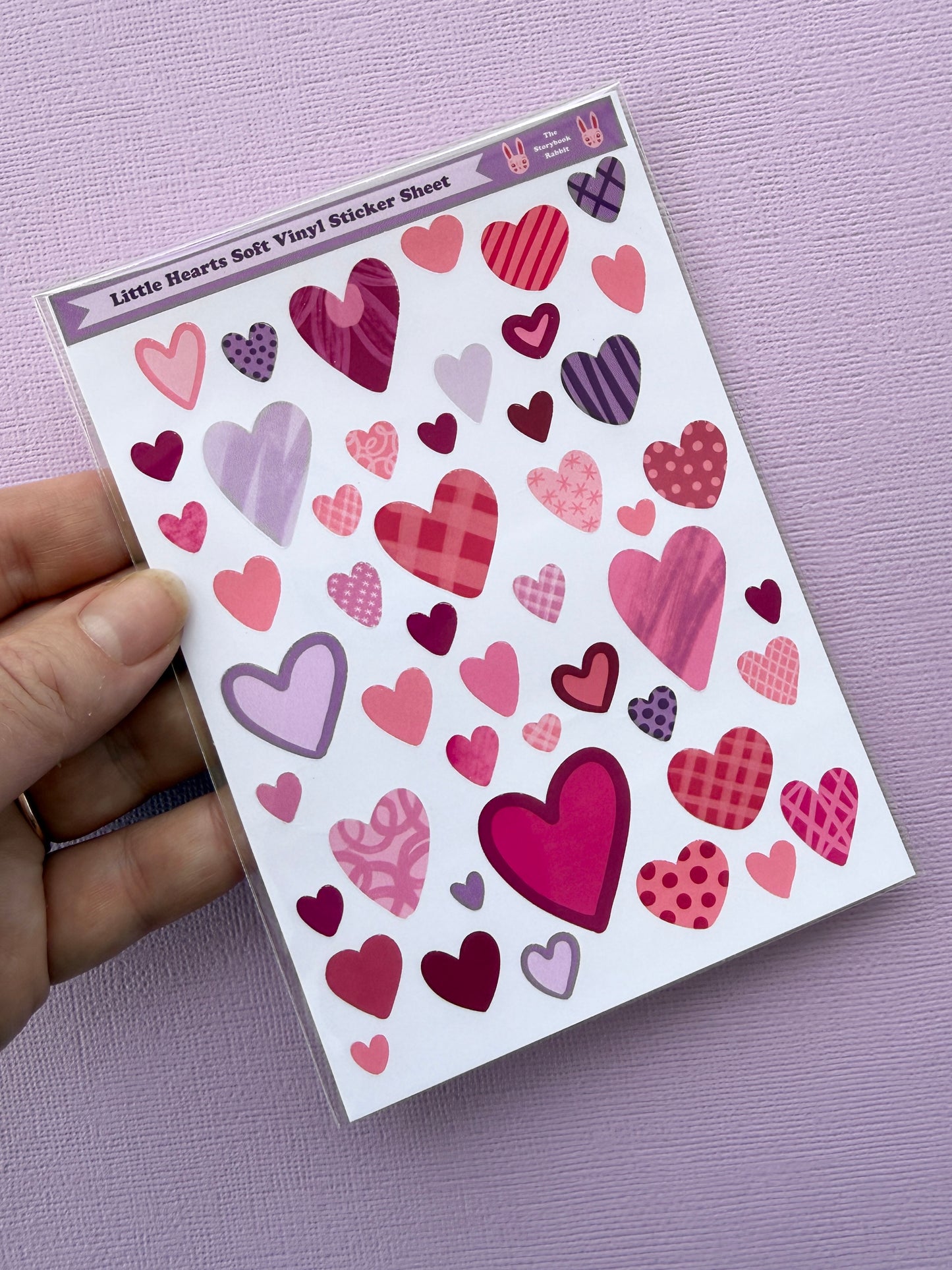 Little Hearts Small Sticker Sheet SBR