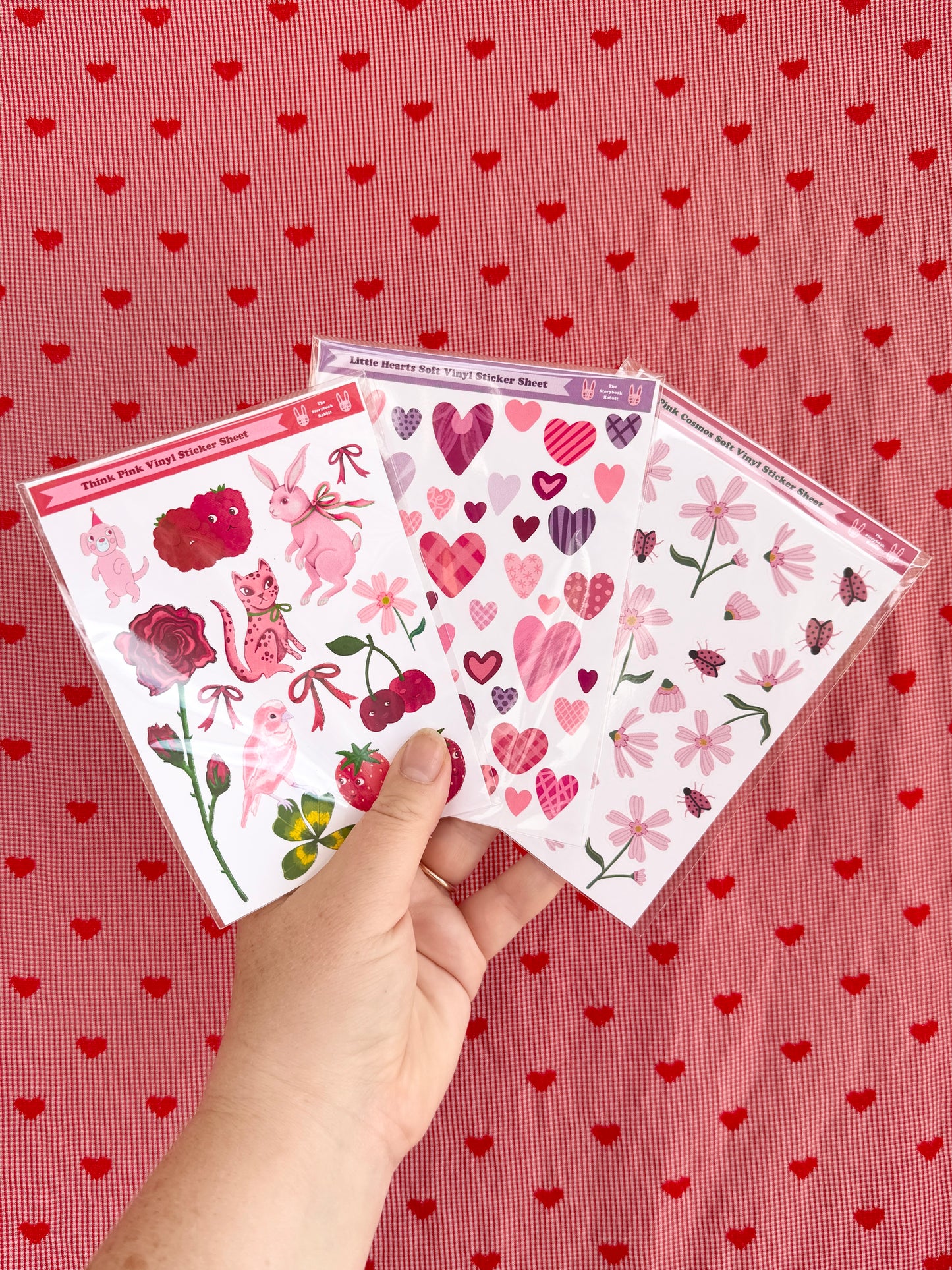 Pink Cosmos Small Sticker Sheet SBR