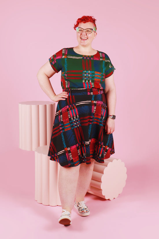 Rizzo Skirt Painted Plaid