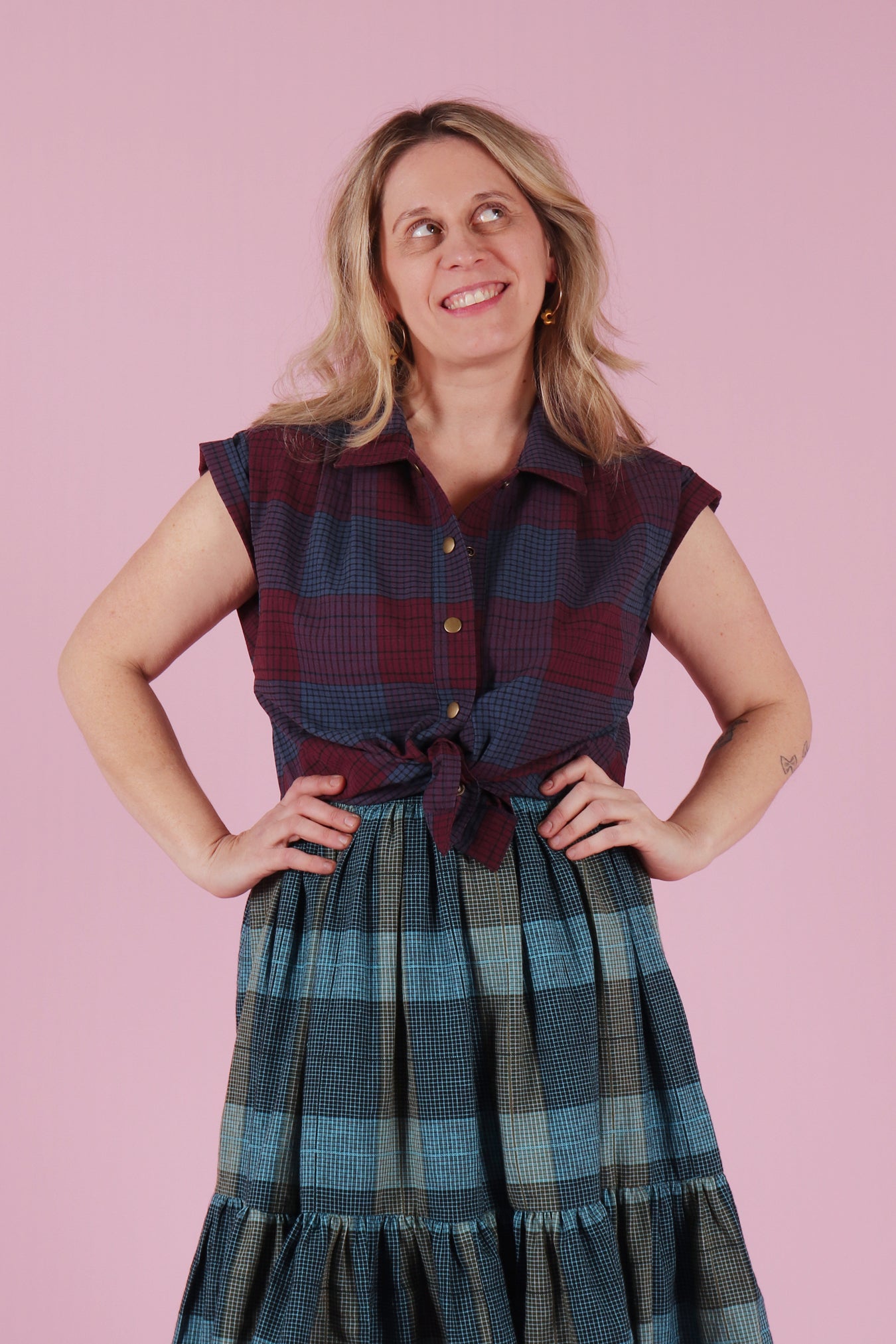 Trixie Shirt Polaroid Plaid
