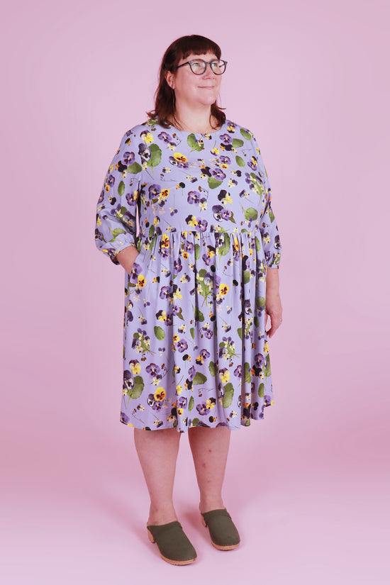 Winter Edie Dress Sandy's Pansy