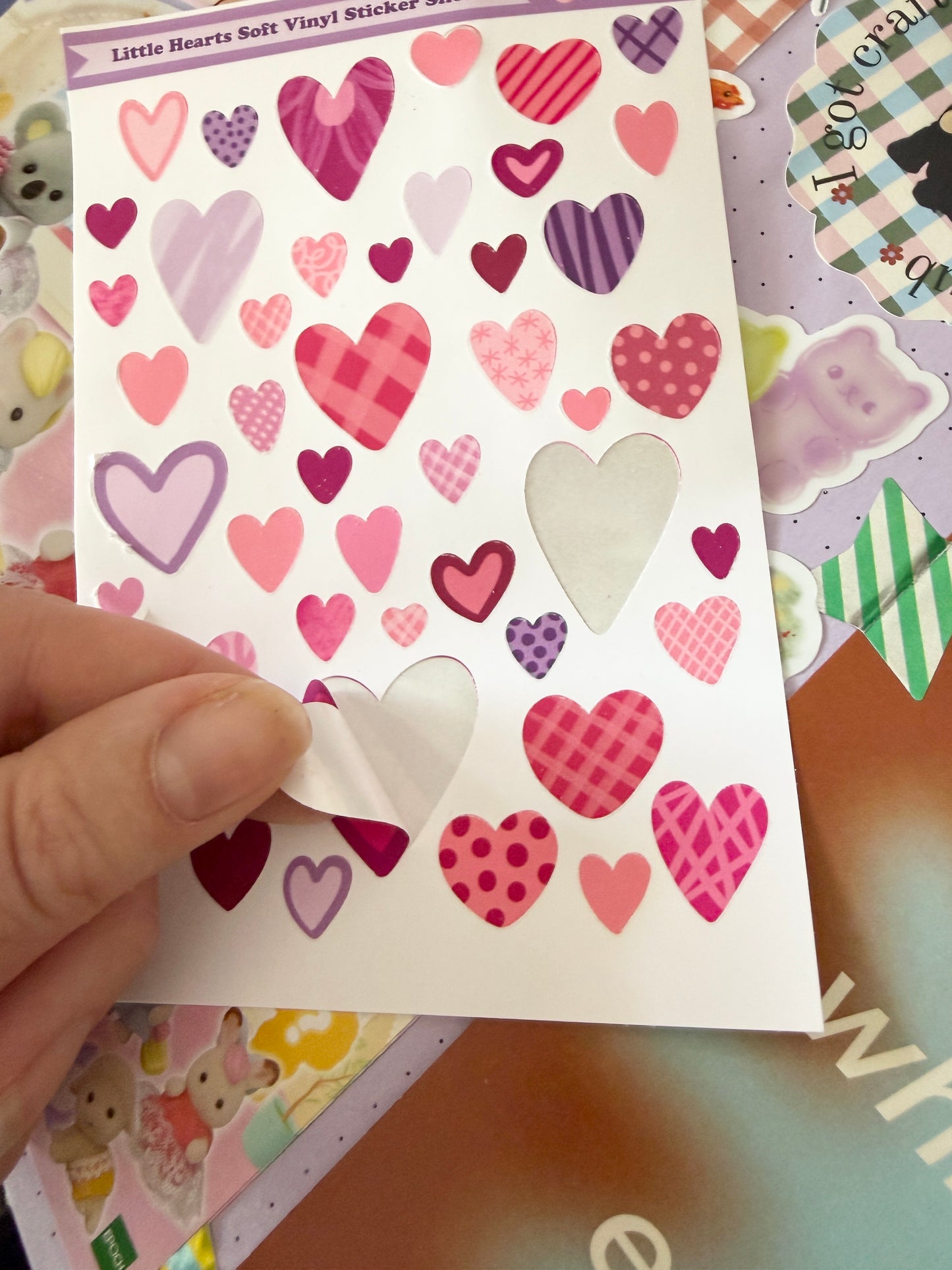 Little Hearts Small Sticker Sheet SBR
