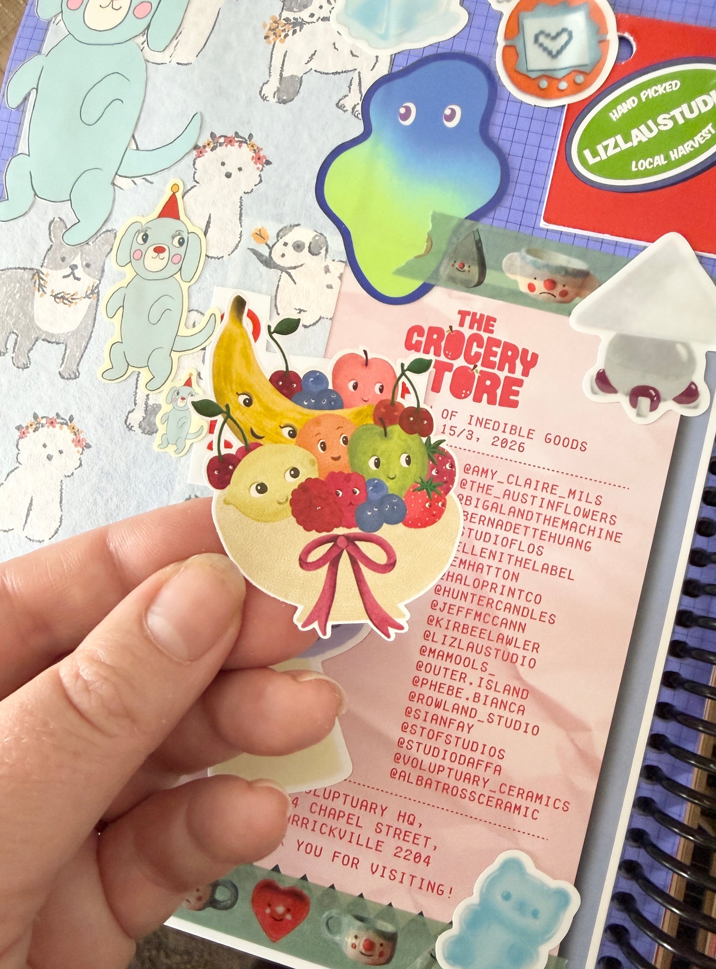 Fruity Gang Small Sticker sheet SBR