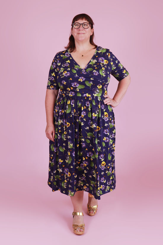 Winnie Dress Sandy's Pansy
