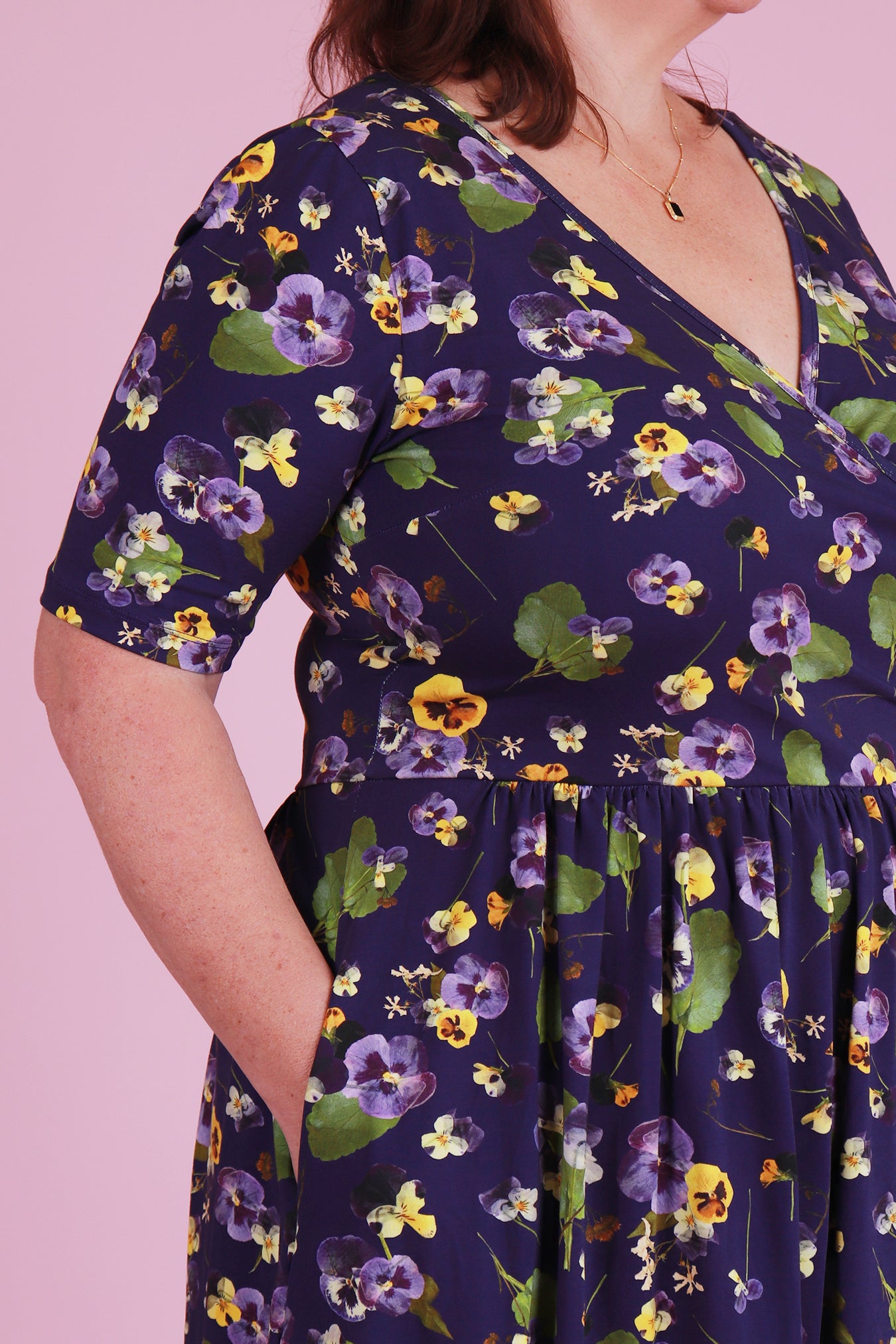 Winnie Dress Sandy's Pansy
