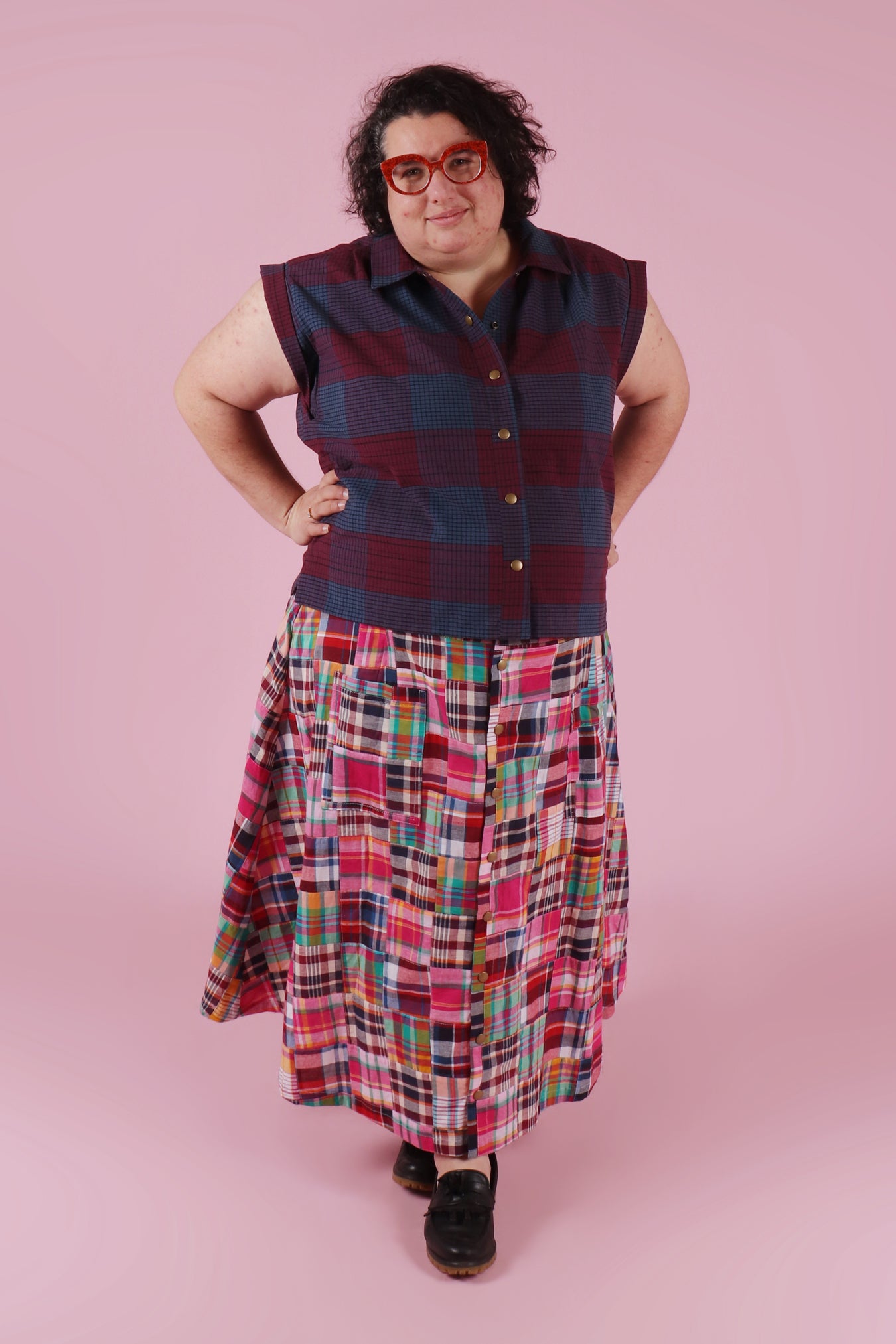 Trixie Shirt Polaroid Plaid