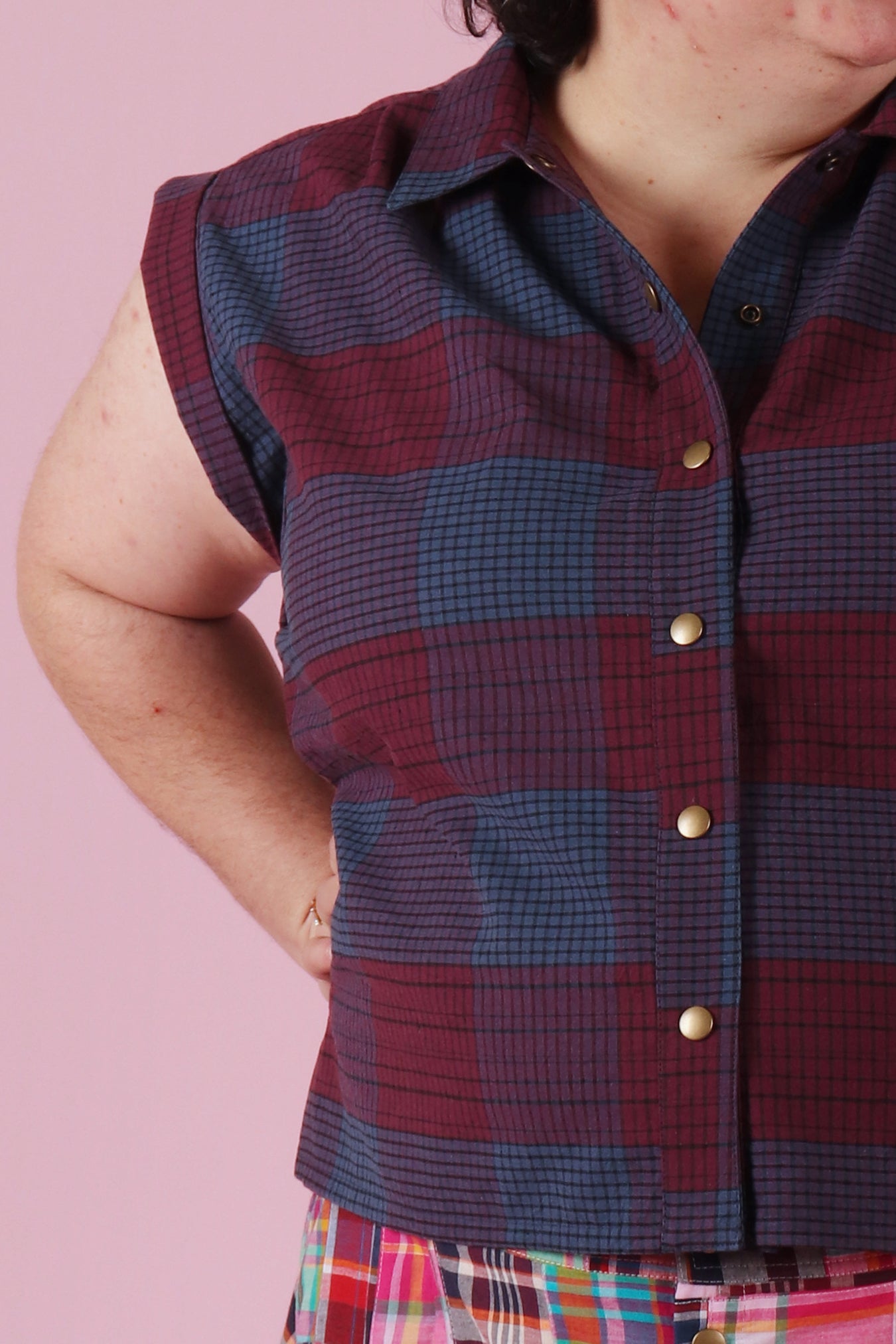 Trixie Shirt Polaroid Plaid
