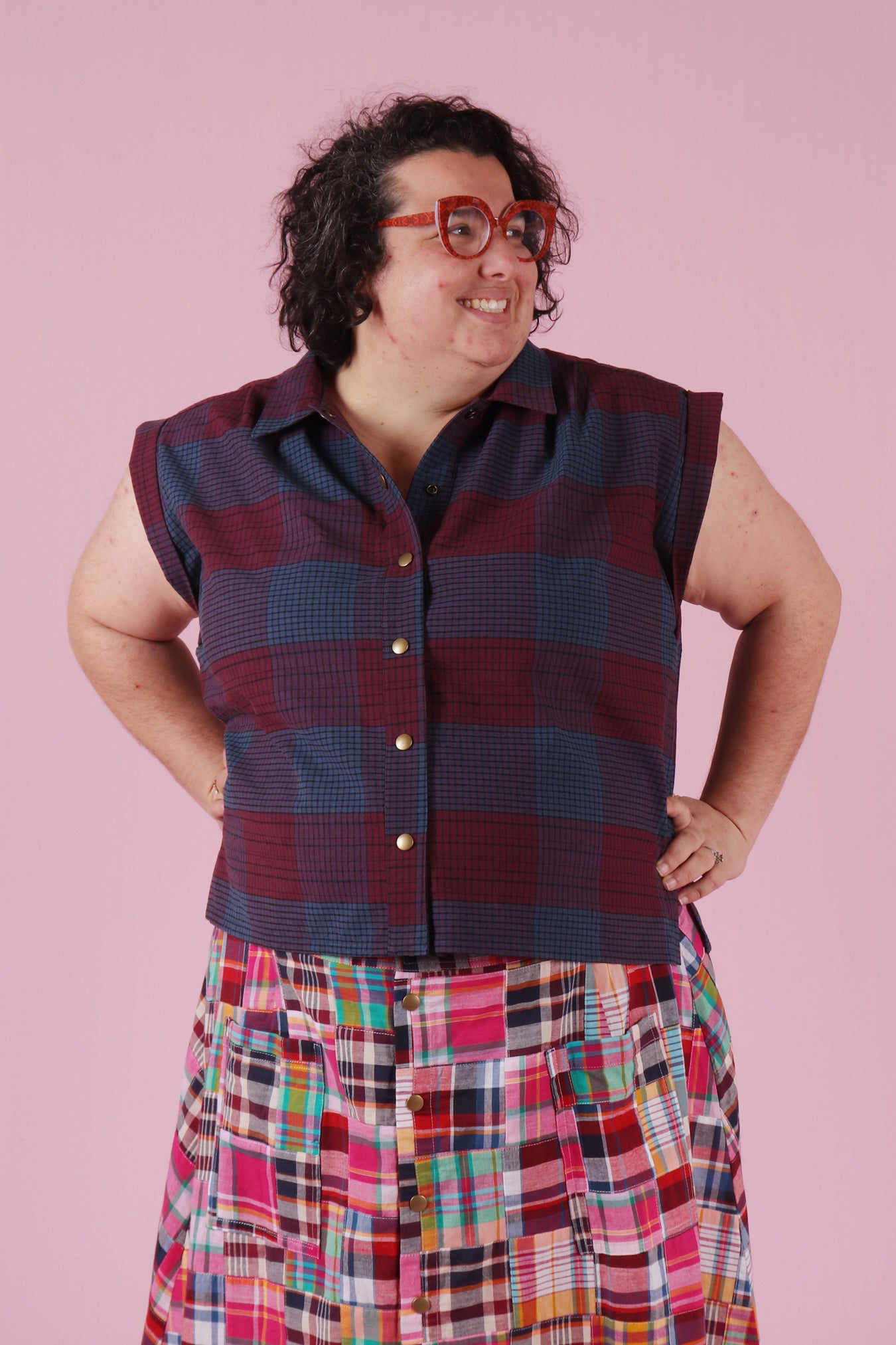 Trixie Shirt Polaroid Plaid