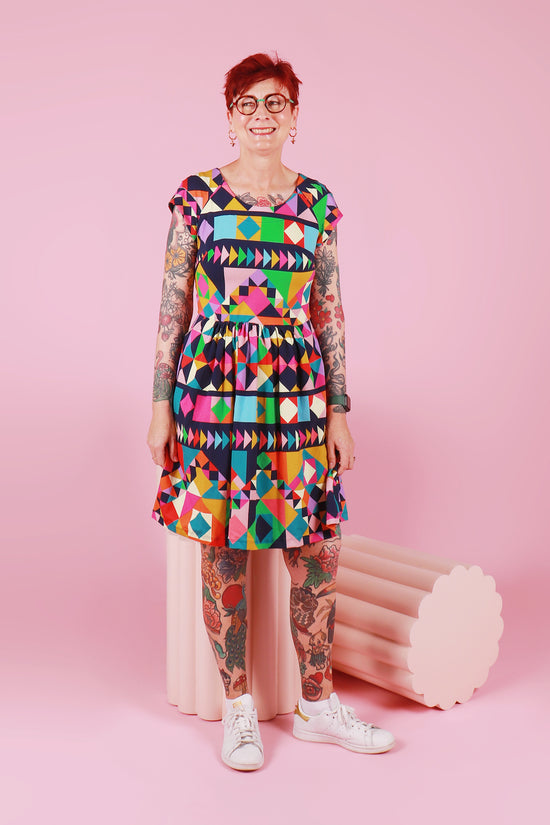 Jessie Jersey Dress Turkish Delight