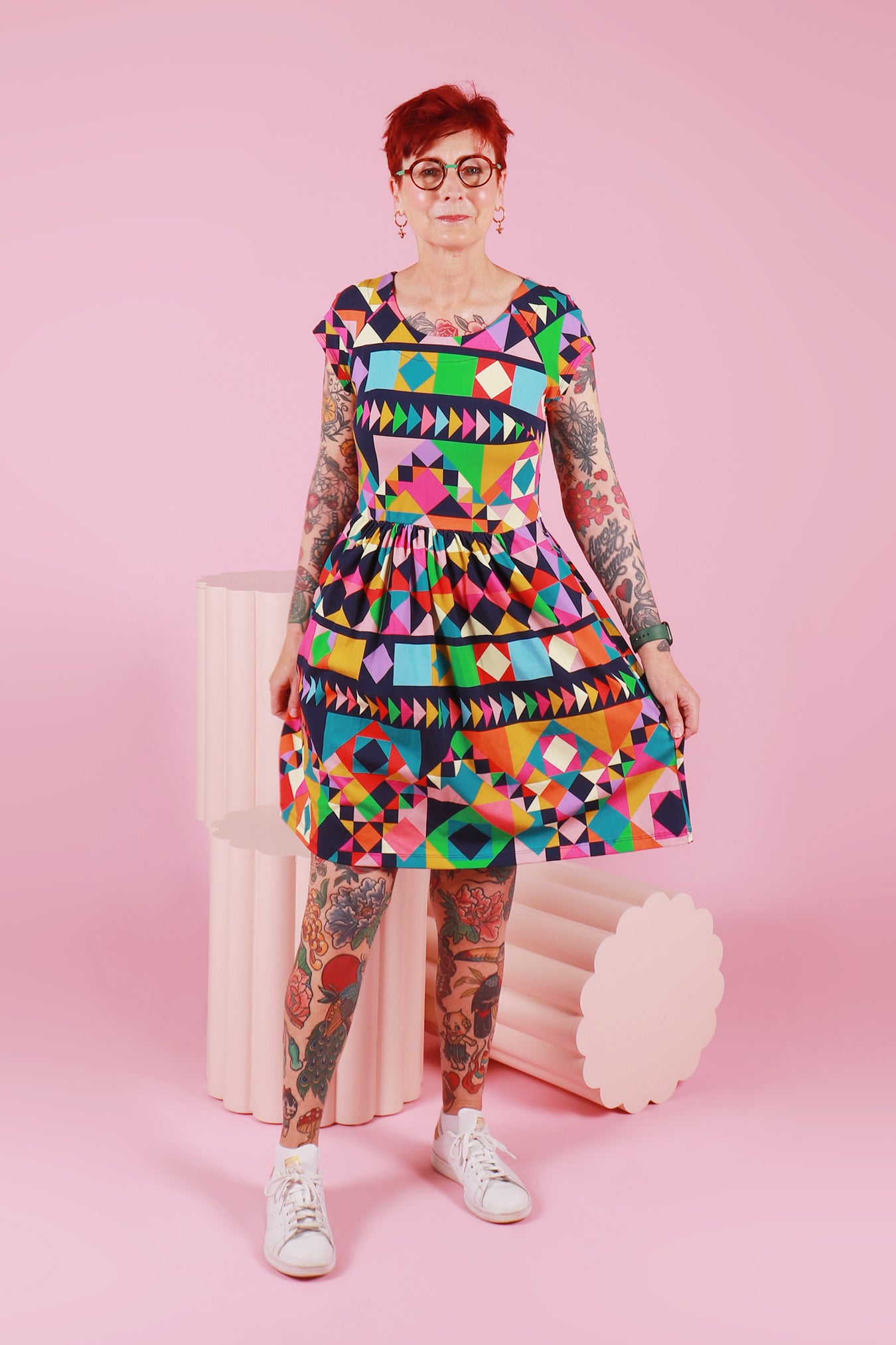 Jessie Jersey Dress Turkish Delight