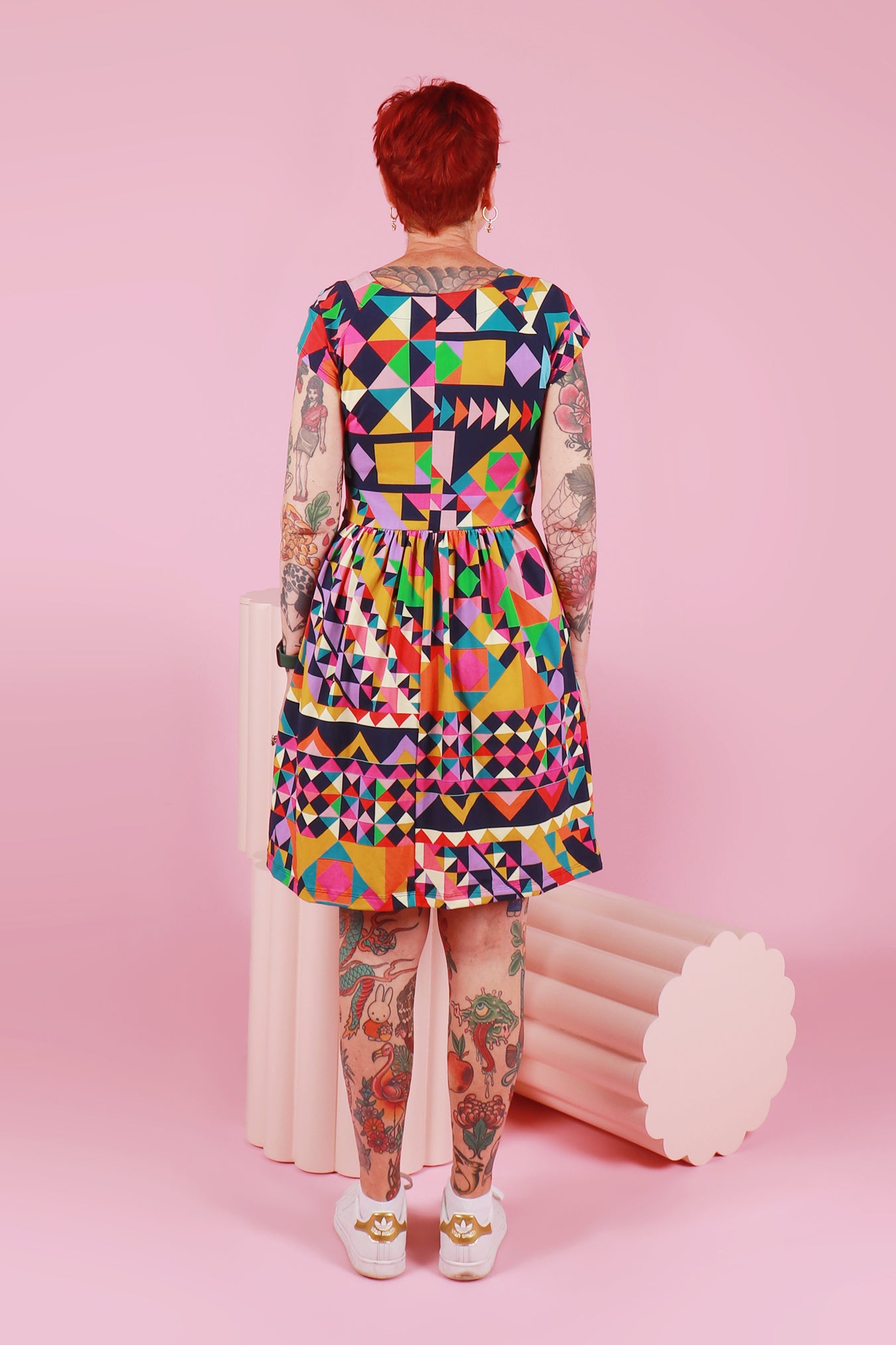 Jessie Jersey Dress Turkish Delight