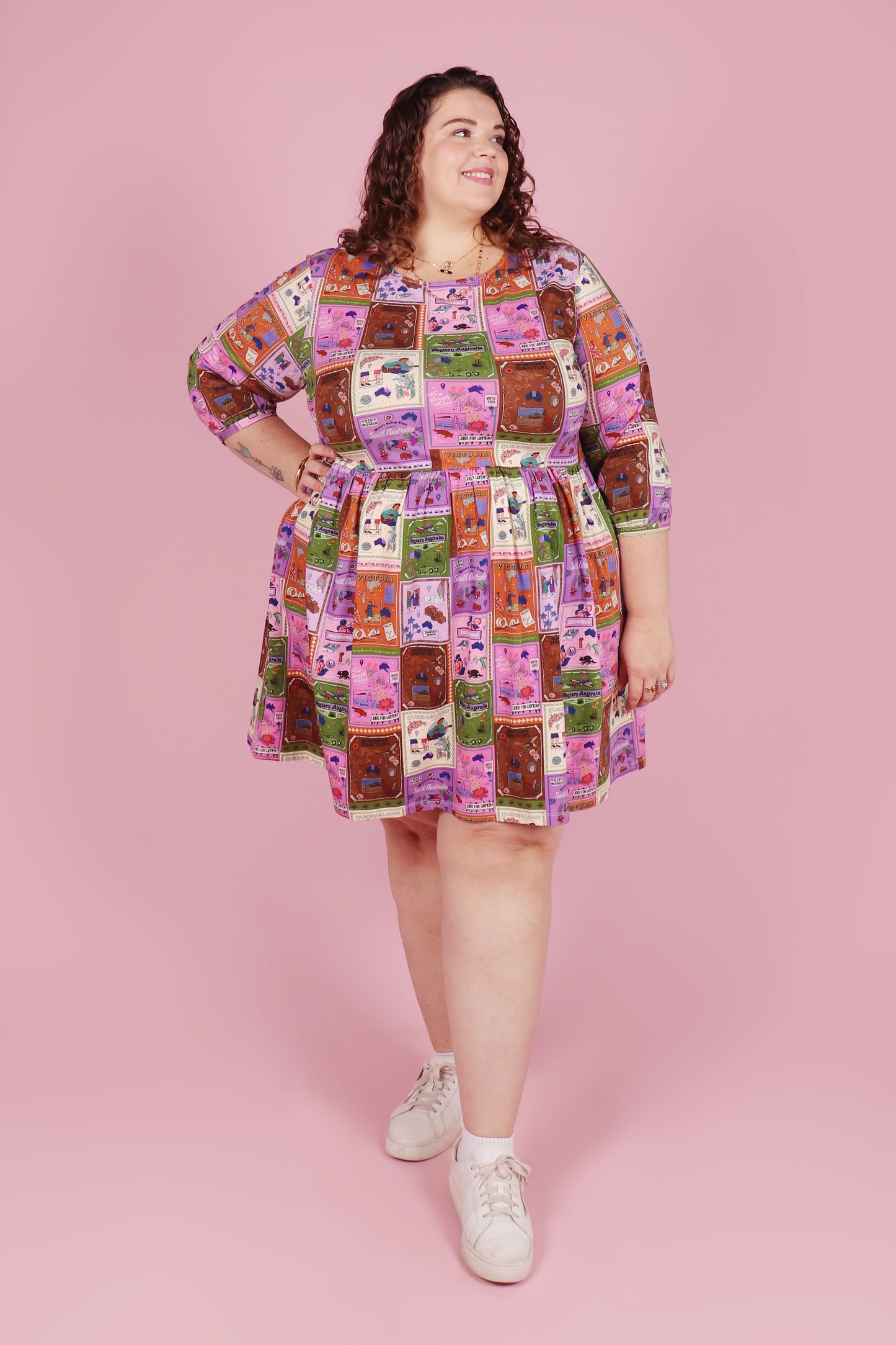 Winter Edie Jersey Dress Women in History