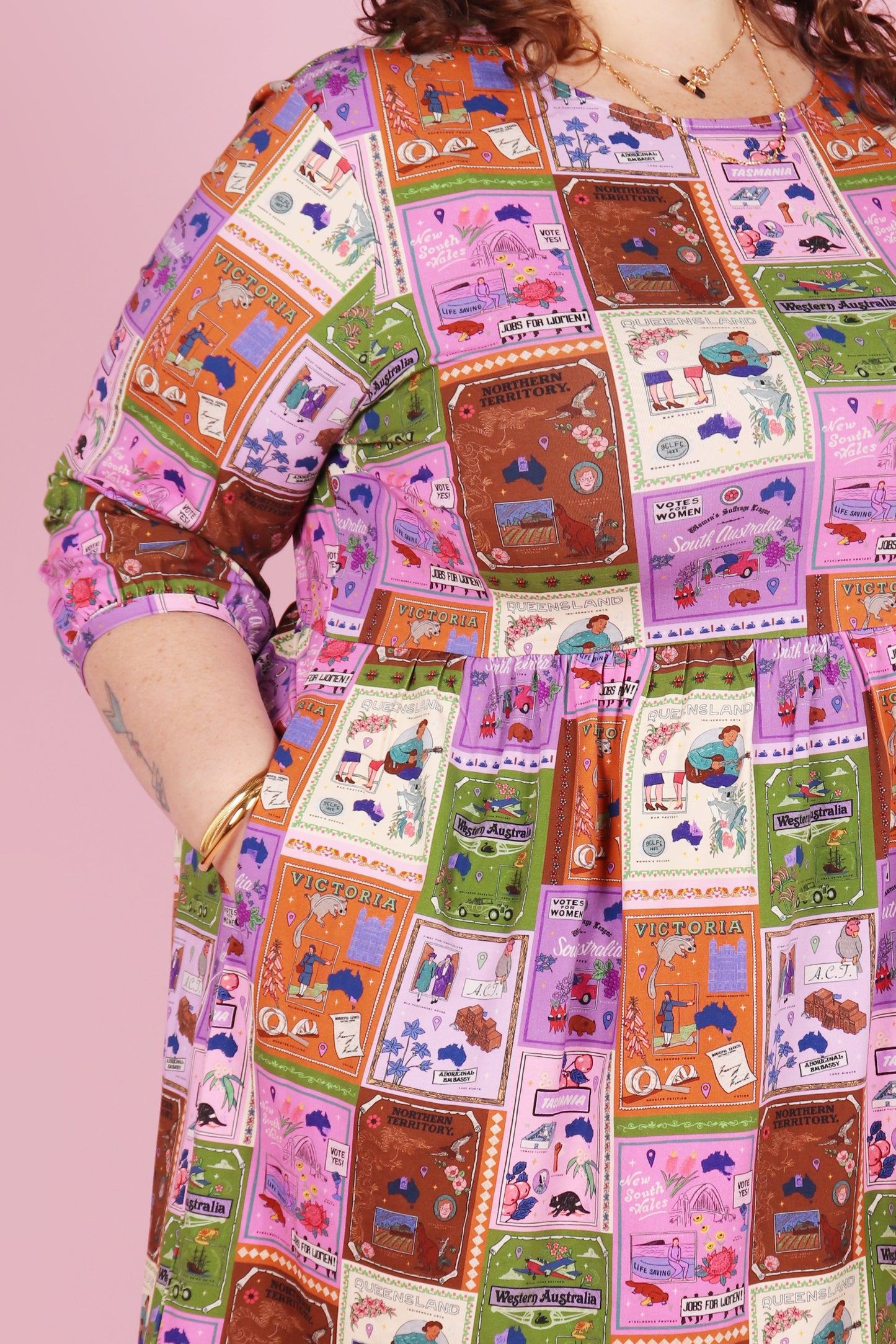 Winter Edie Jersey Dress Women in History