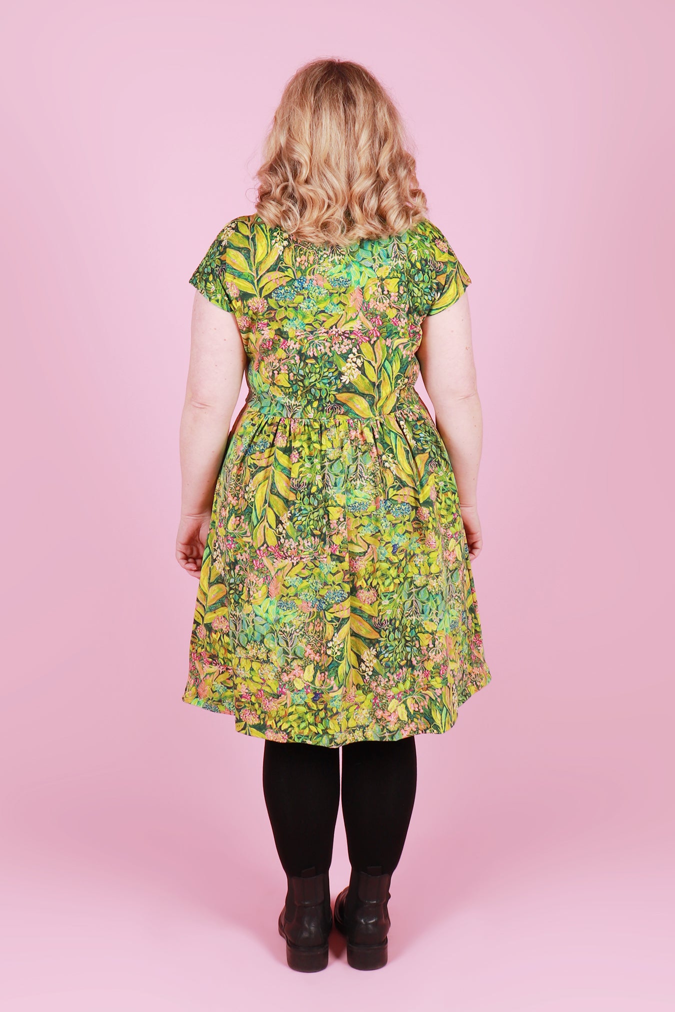 Edie Jersey Dress Magic Garden