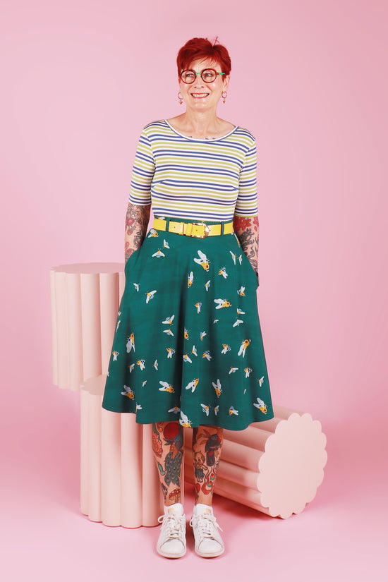 Rizzo Skirt Midi Native Bees