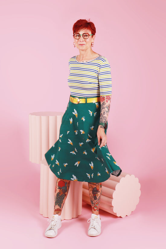 Rizzo Skirt Midi Native Bees