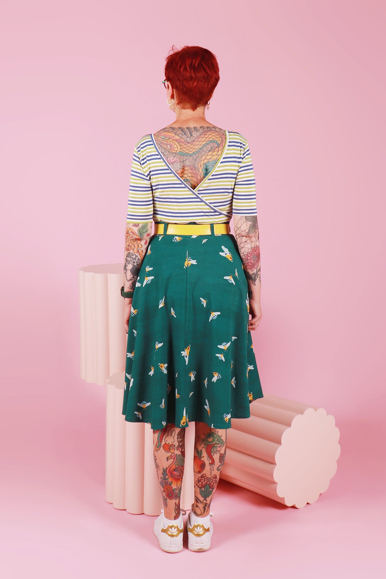 Rizzo Skirt Midi Native Bees