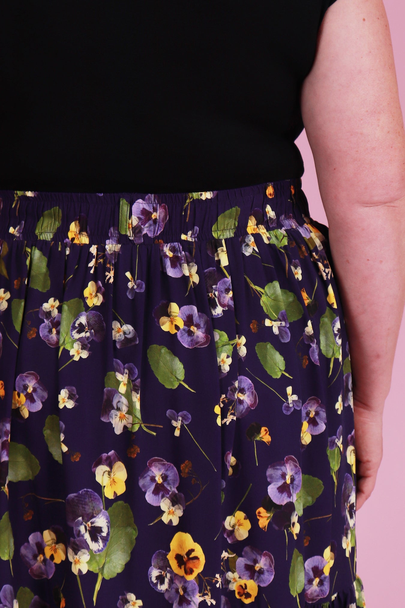 Rayna Skirt Luxe Sandy's Pansy