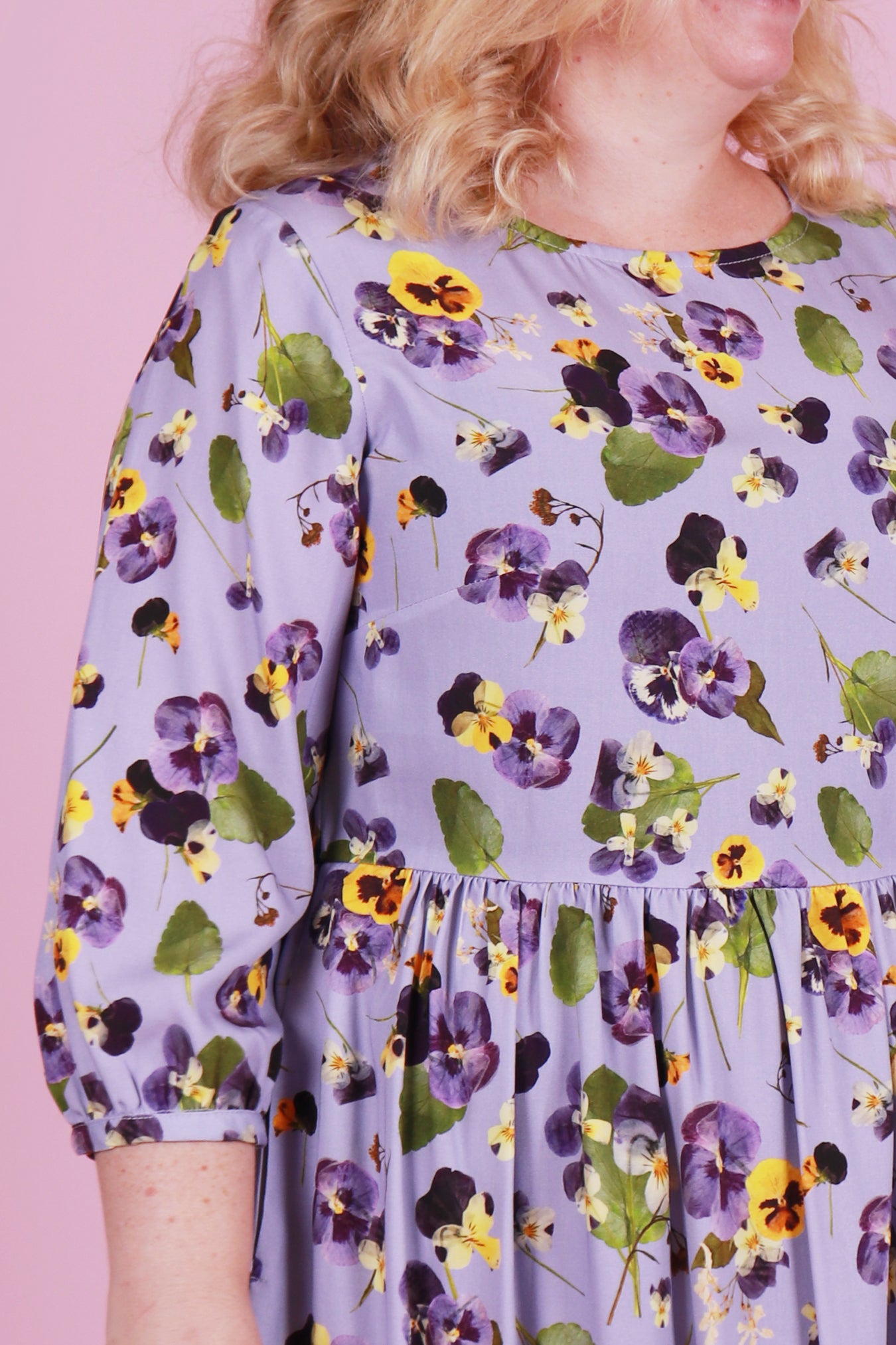 Winter Edie Dress Sandy's Pansy
