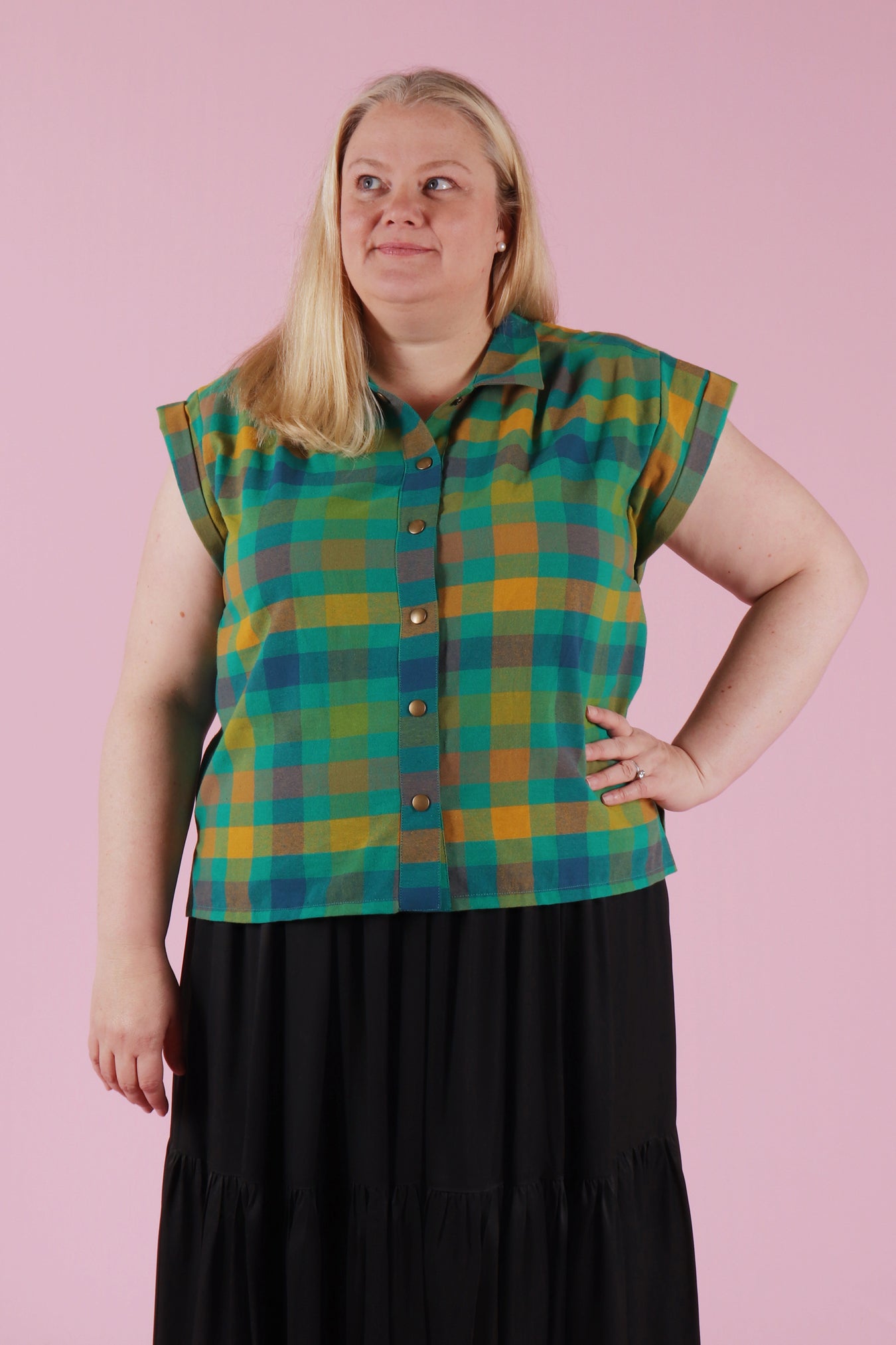 Trixie Shirt Nikon Plaid