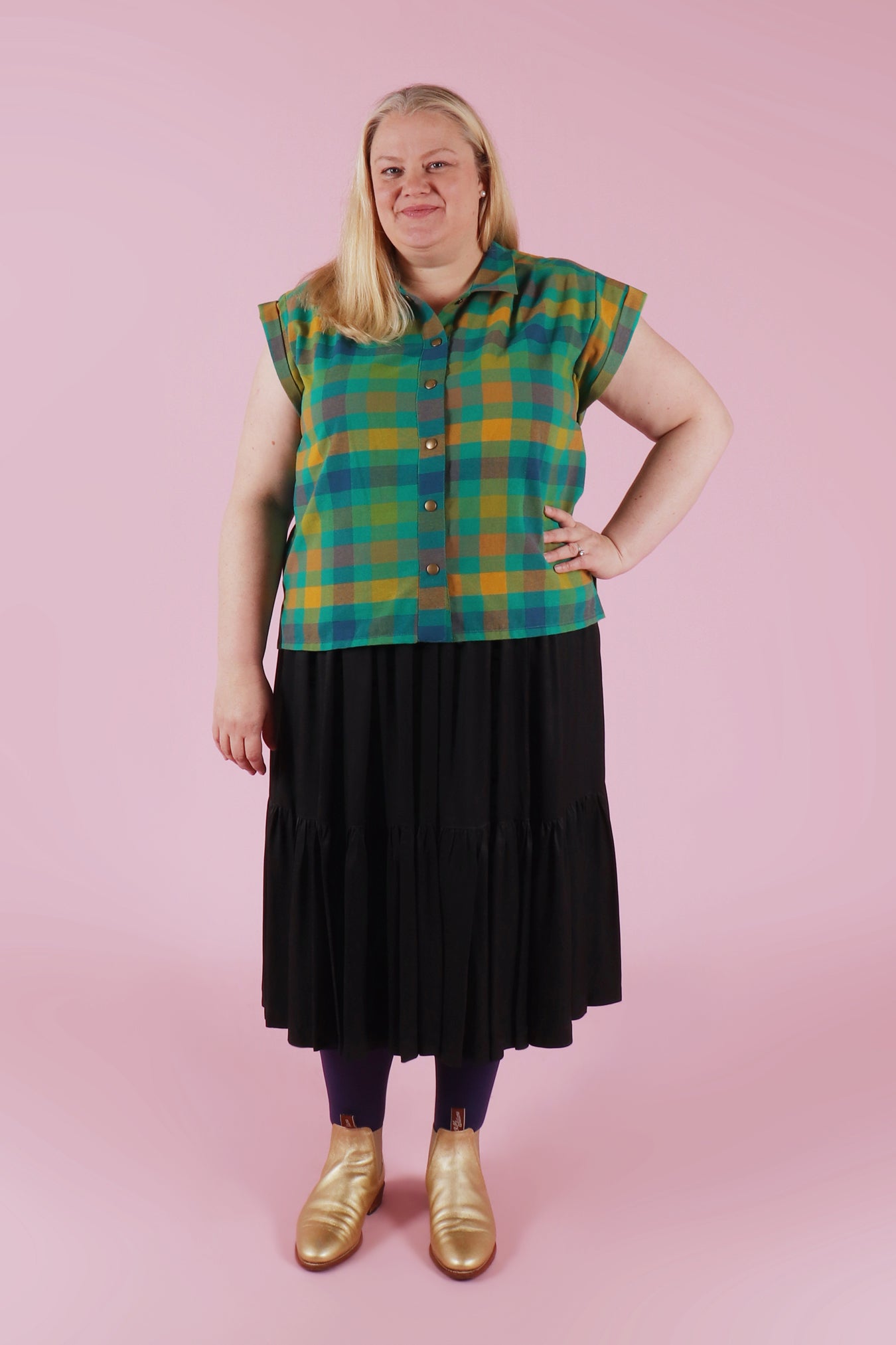 Trixie Shirt Nikon Plaid