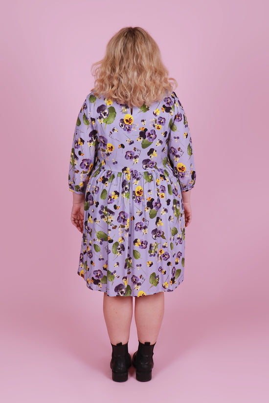 Winter Edie Dress Sandy's Pansy