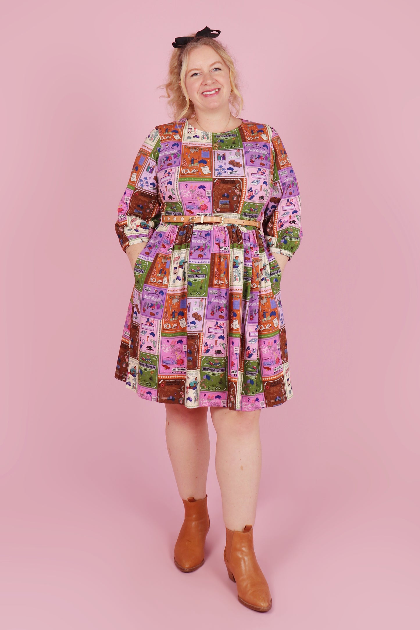 Winter Edie Jersey Dress Women in History