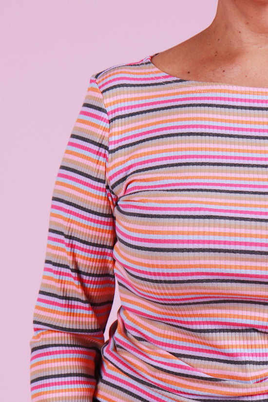 Blair Boatneck Top Liquorice All Sorts