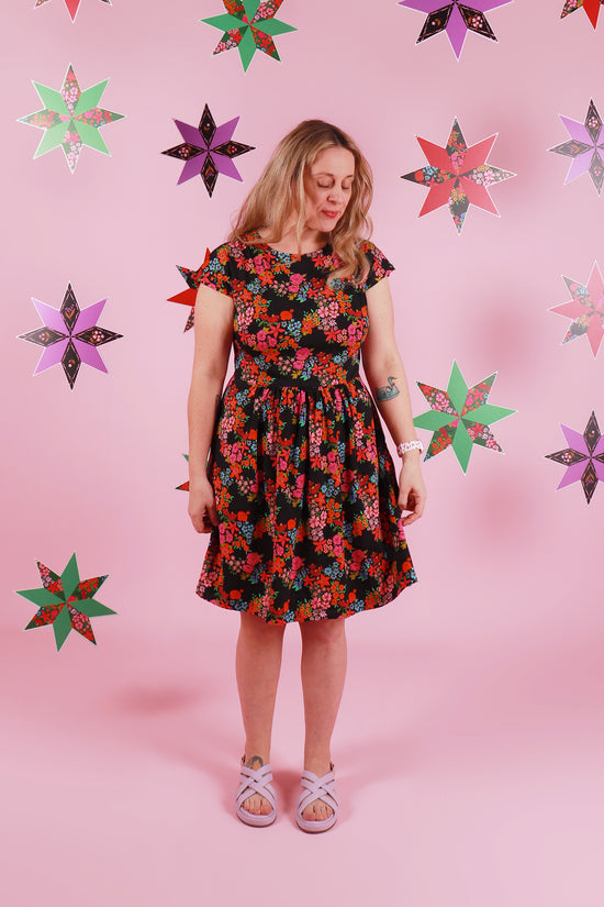 Edie Jersey Dress Evelyn Floral