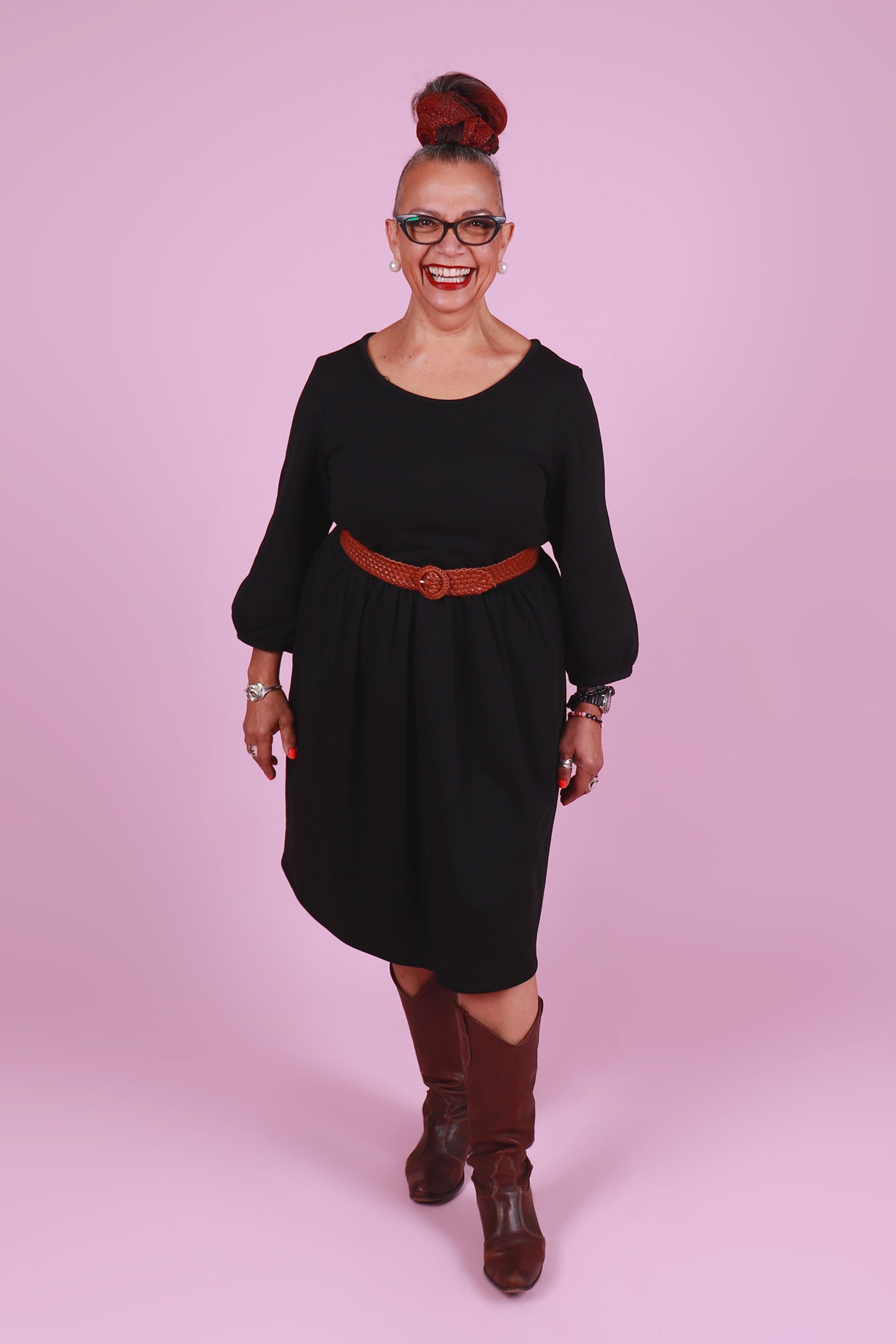 Cosy Edie Dress Black Widow