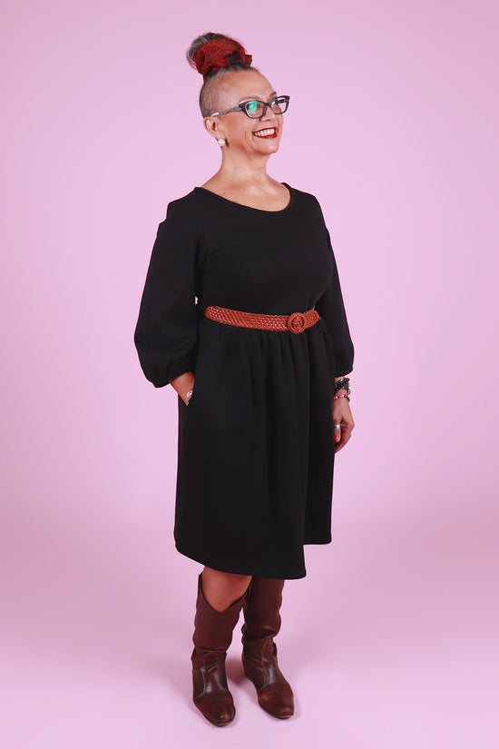 Cosy Edie Dress Black Widow