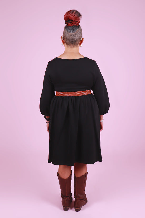Cosy Edie Dress Black Widow
