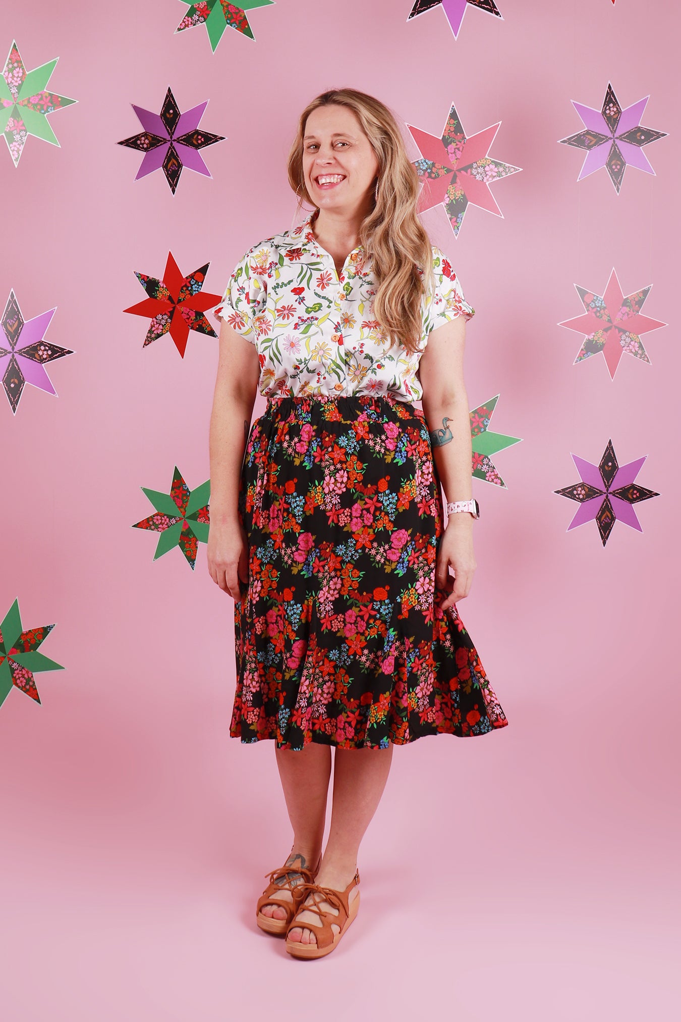 Gillian Skirt Evelyn Floral