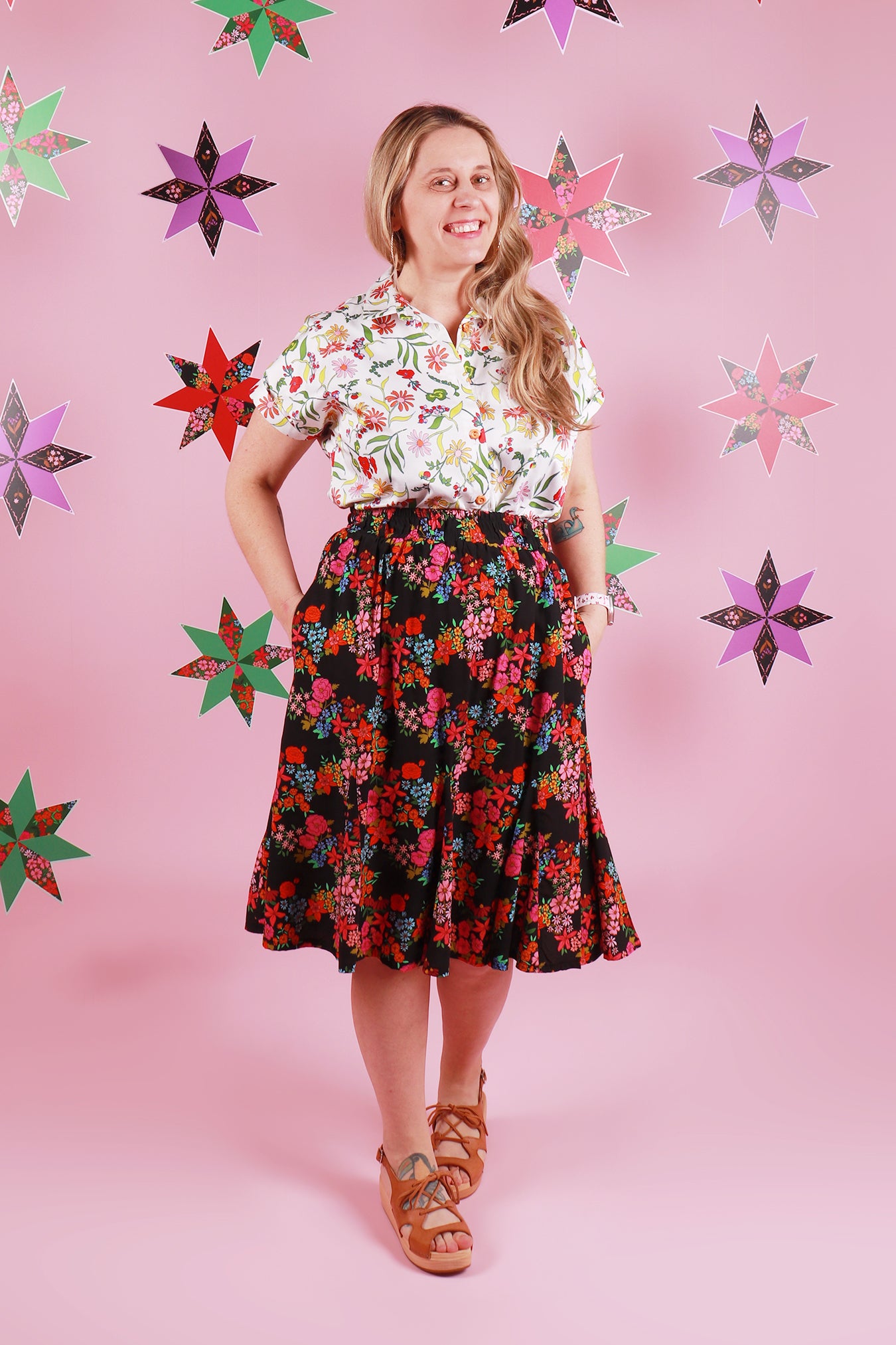 Gillian Skirt Evelyn Floral