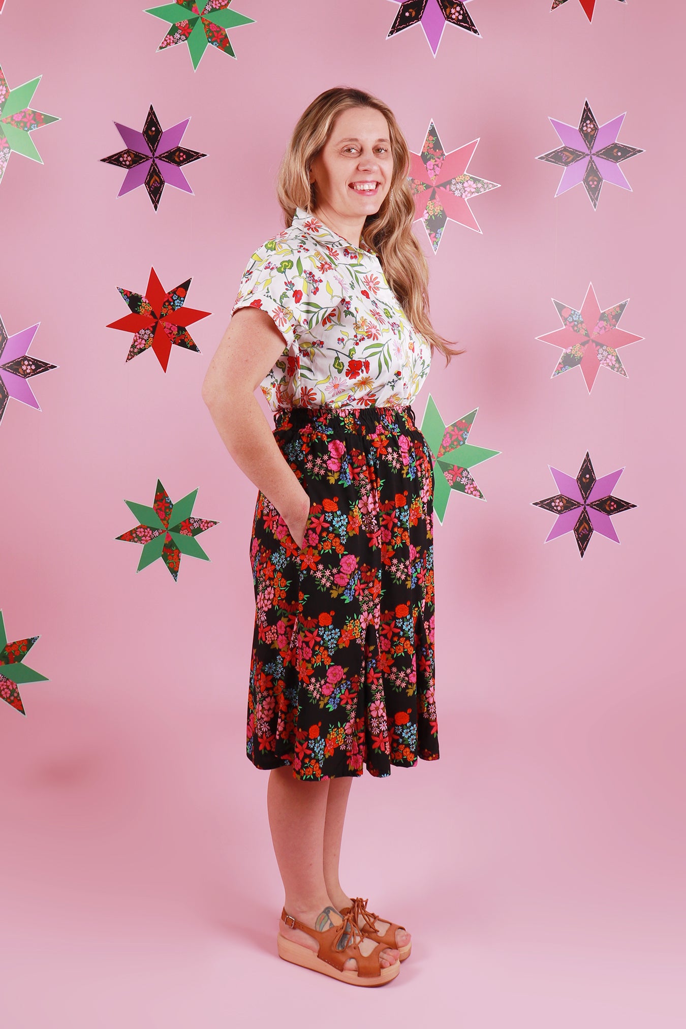 Gillian Skirt Evelyn Floral