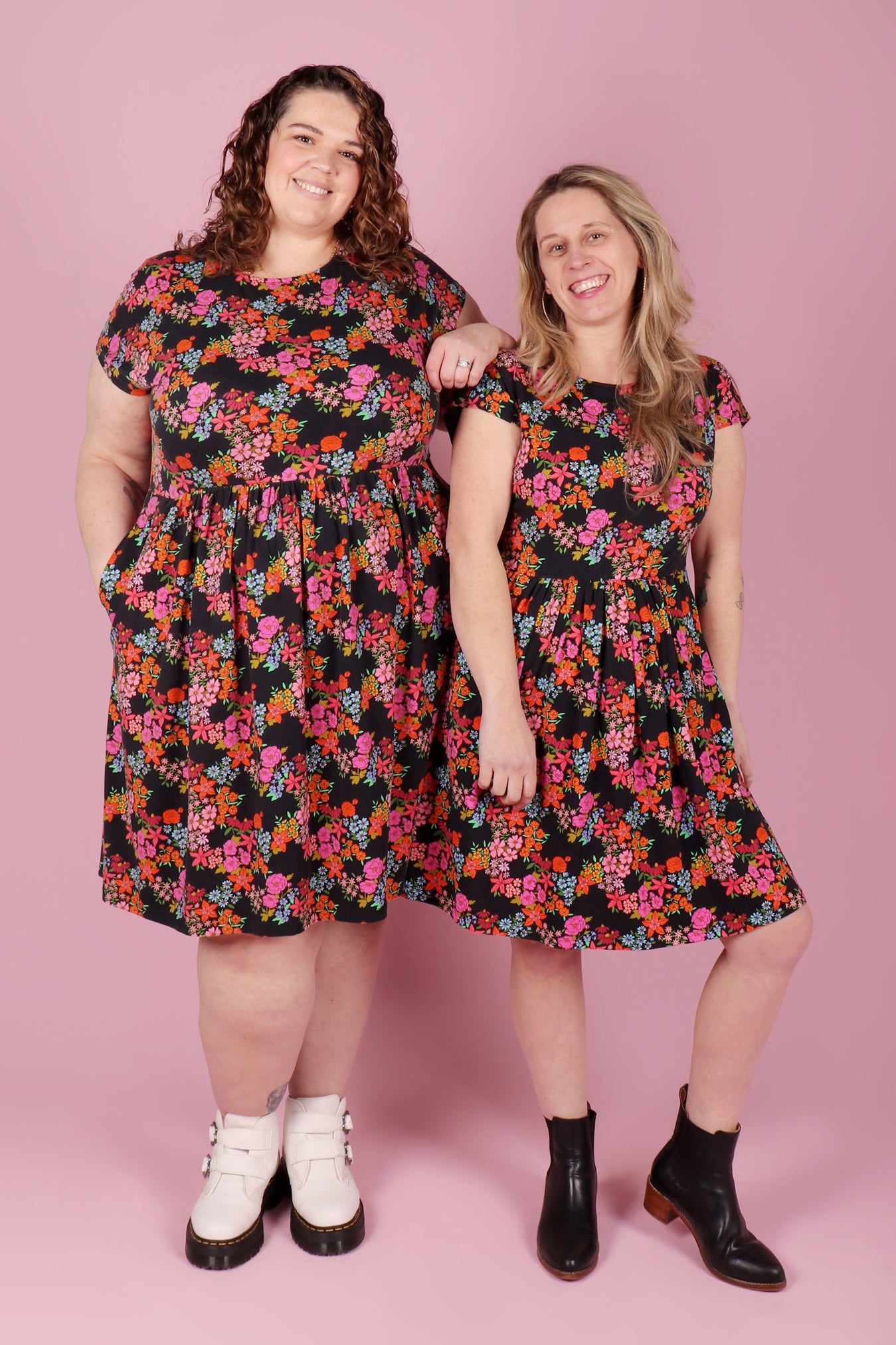 Edie Jersey Dress Evelyn Floral