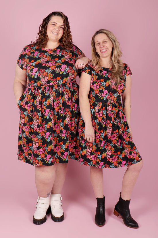 Edie Jersey Dress Evelyn Floral