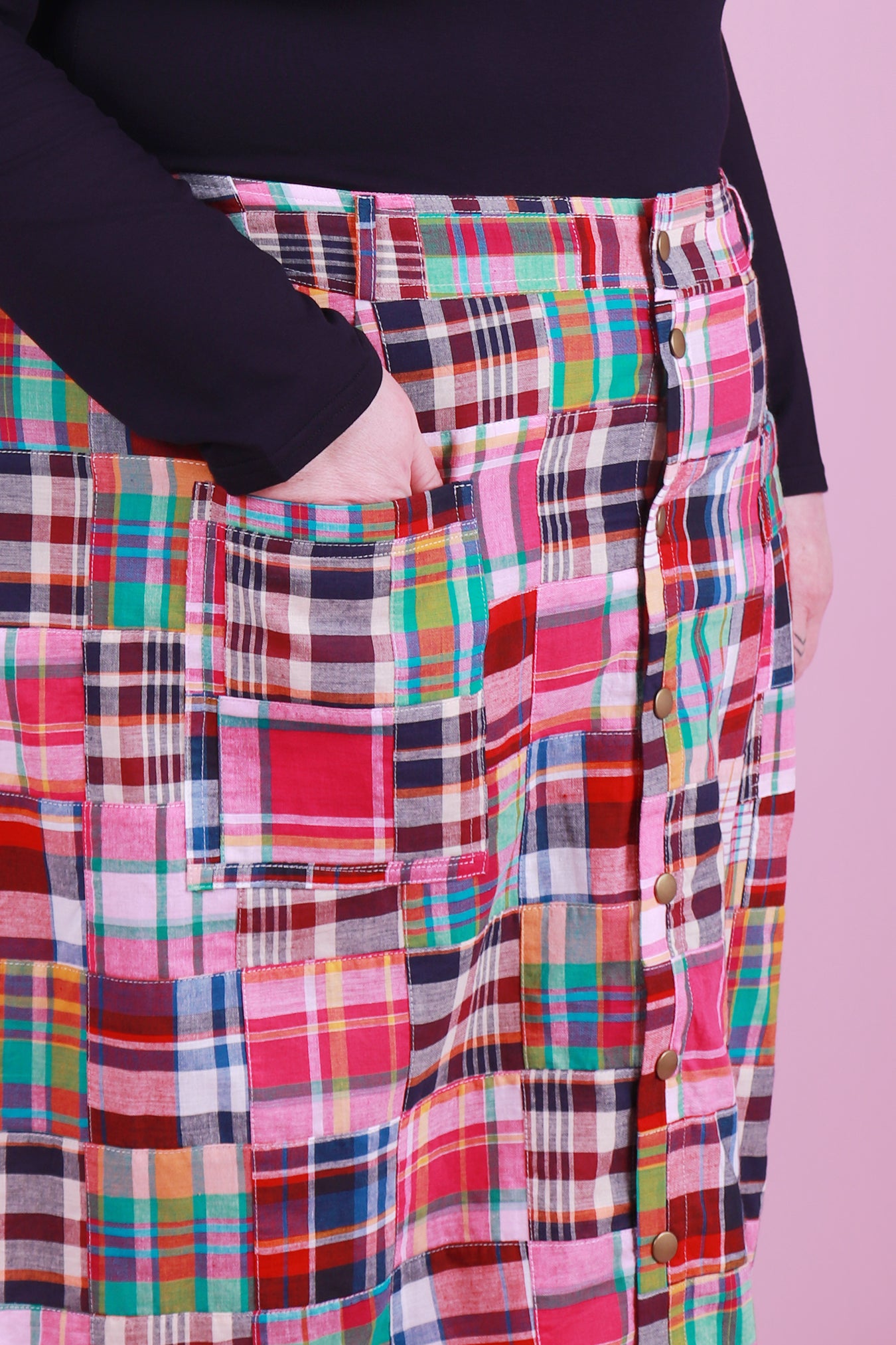 Peggy Skirt Midi Marvellous Madras