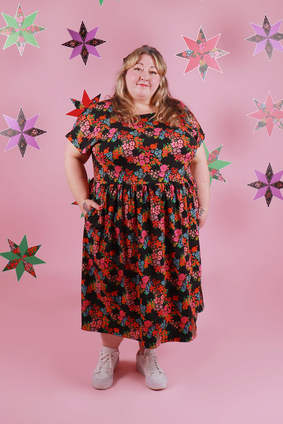 Edie Jersey Dress Evelyn Floral