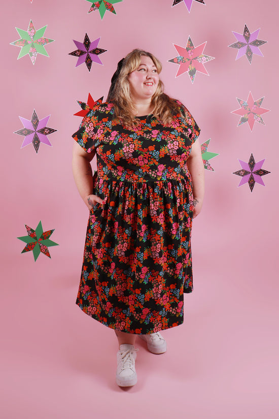 Edie Jersey Dress Evelyn Floral