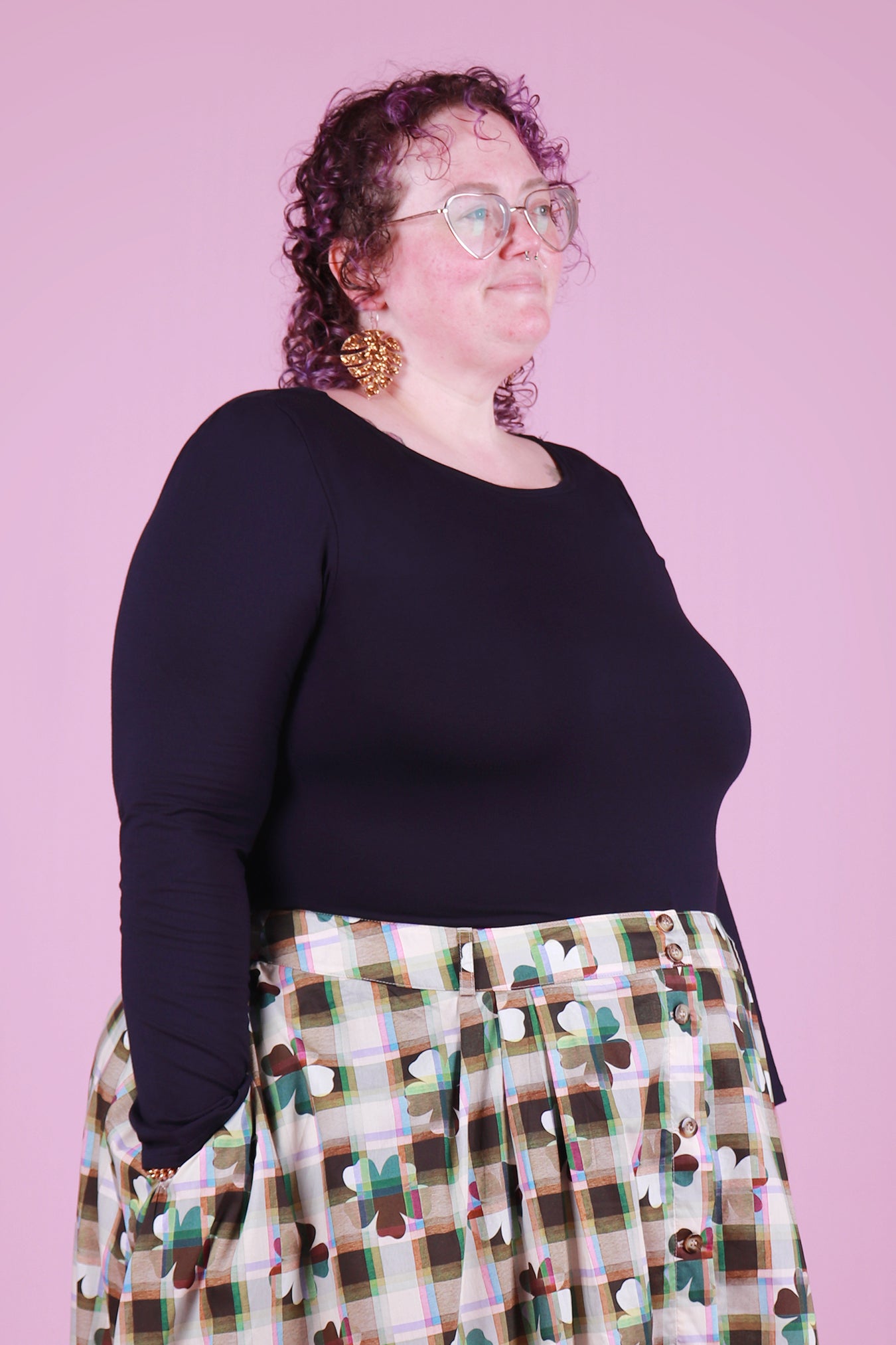 Blair Boatneck Top Nighttime Navy