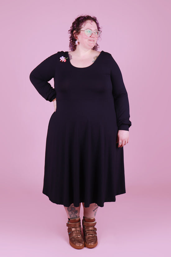 Bronte Luxe Dress Nighttime Navy