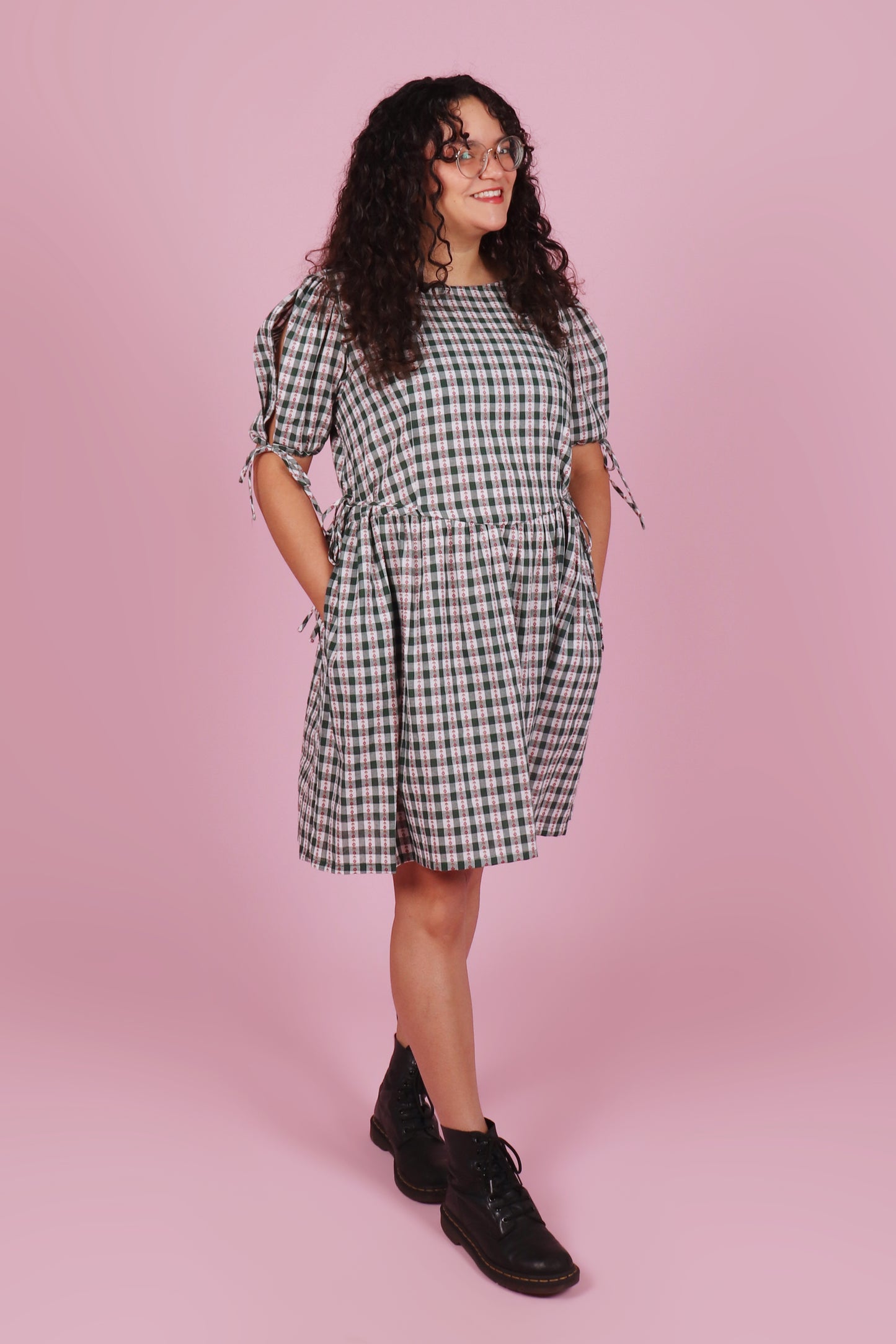 Harriet Dress Forest Walk Plaid