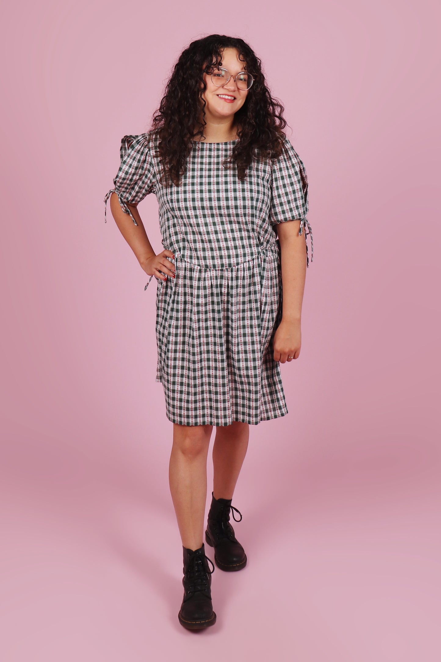 Harriet Dress Forest Walk Plaid