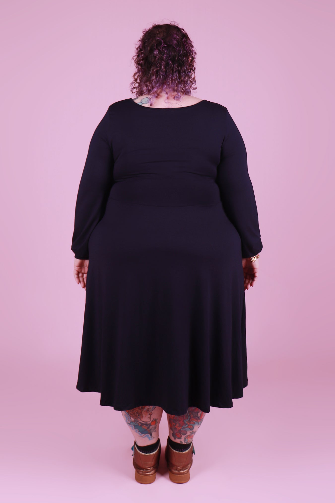 Bronte Luxe Dress Nighttime Navy