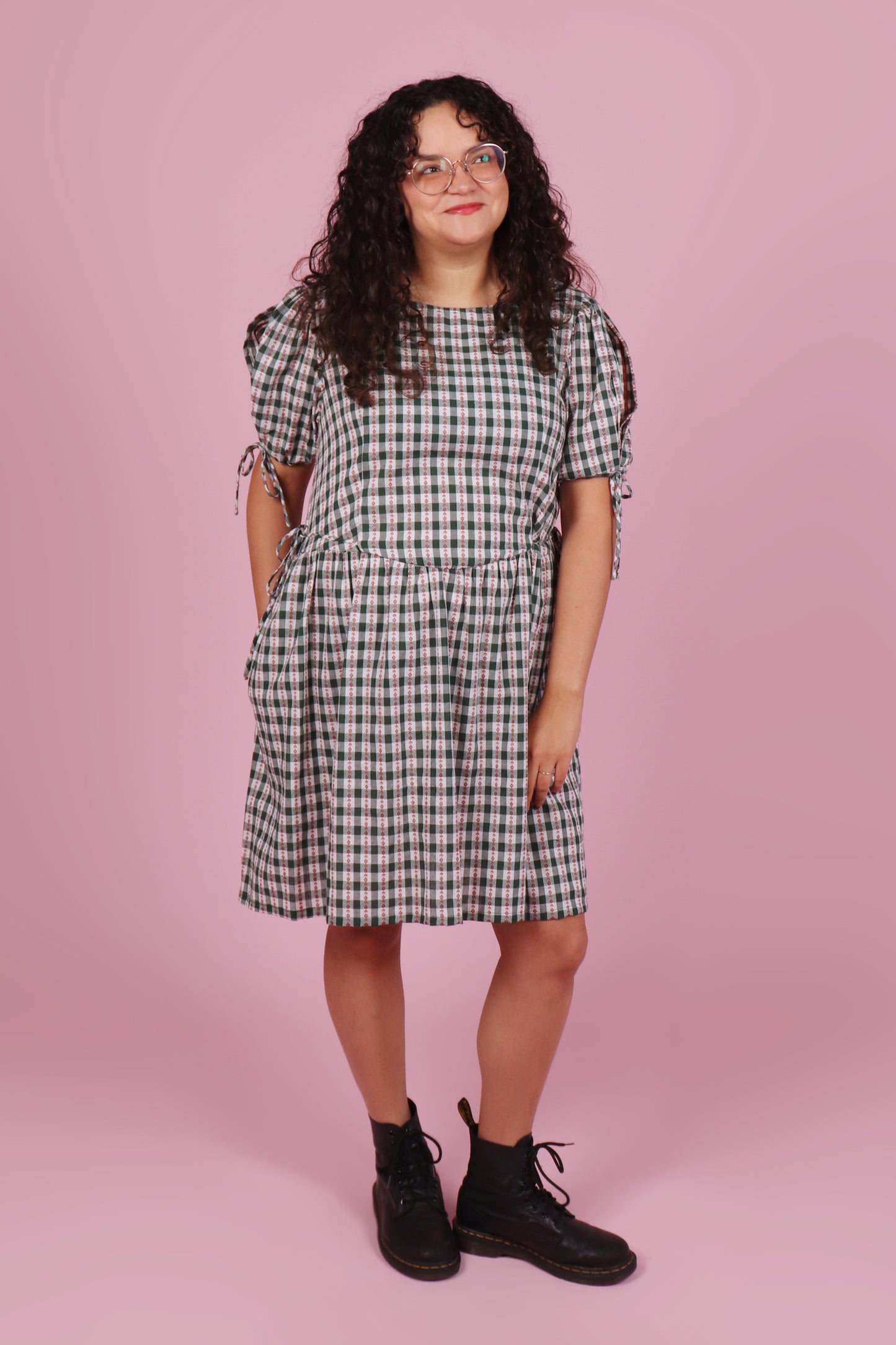 Harriet Dress Forest Walk Plaid