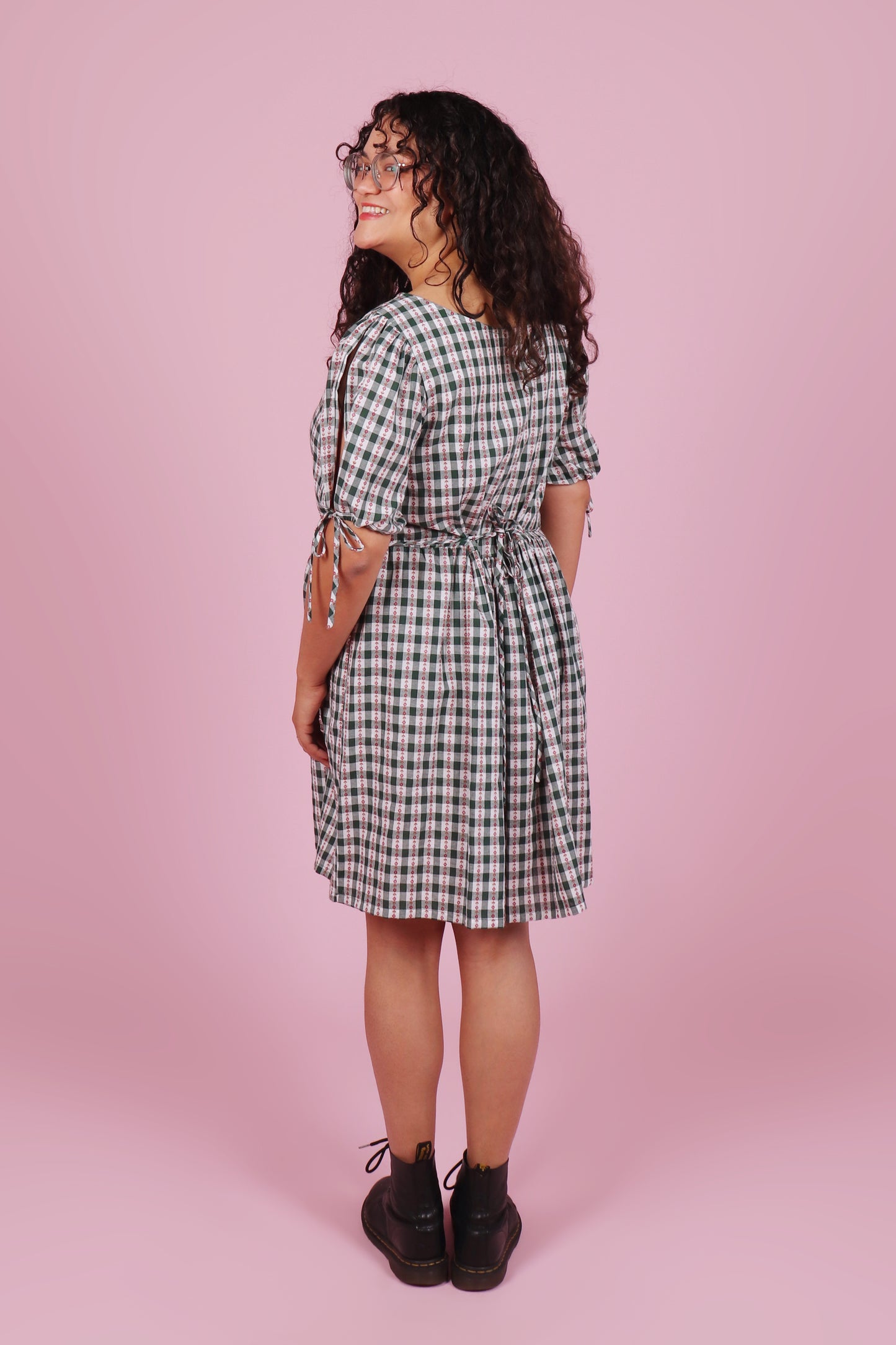 Harriet Dress Forest Walk Plaid