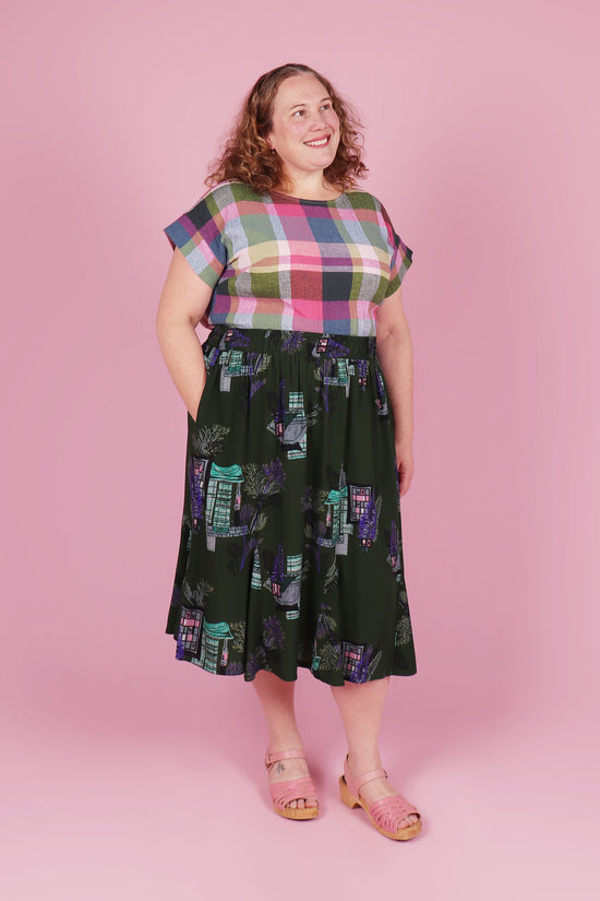 Libby top Ray Eames Plaid