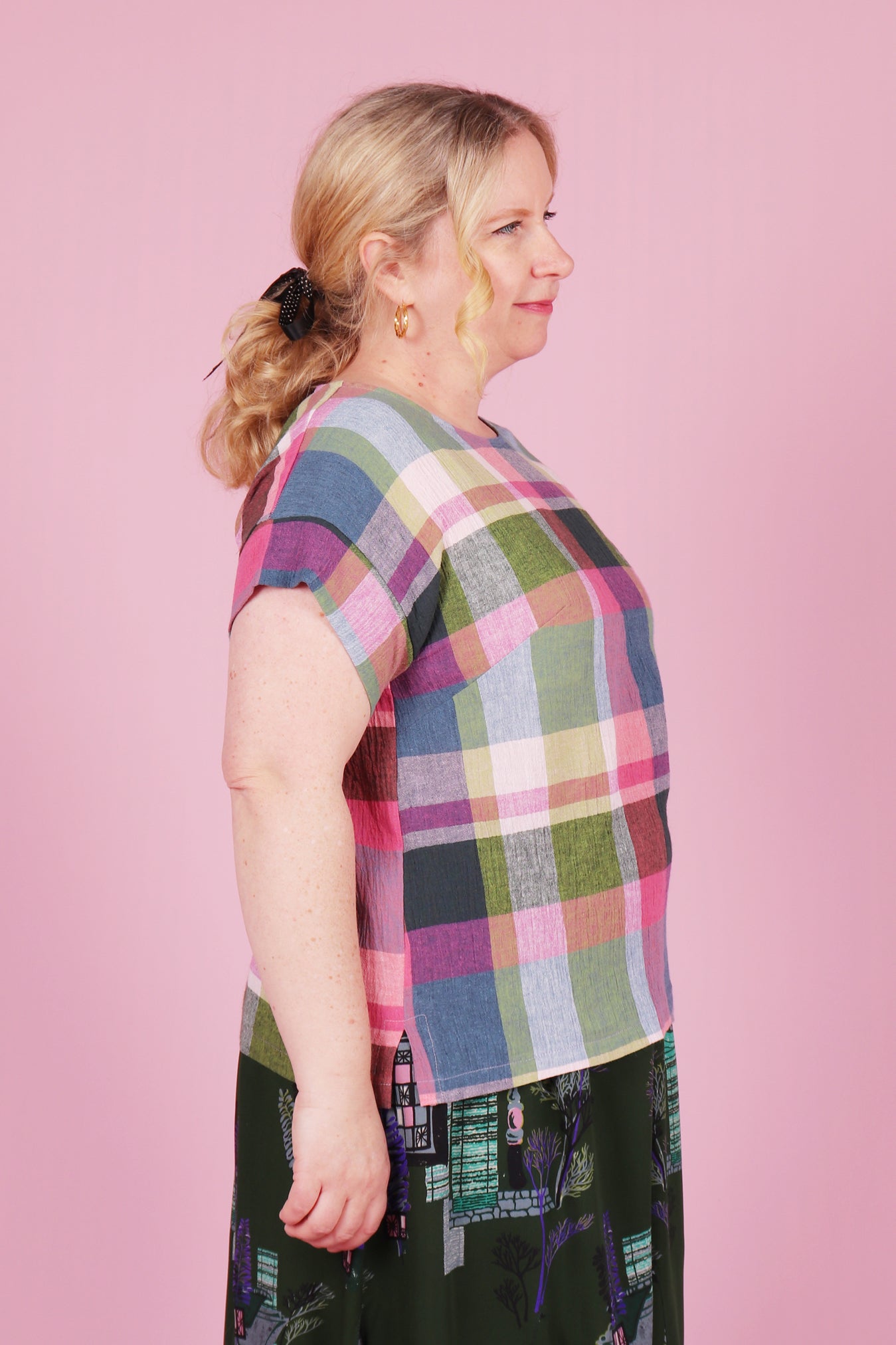 Libby top Ray Eames Plaid